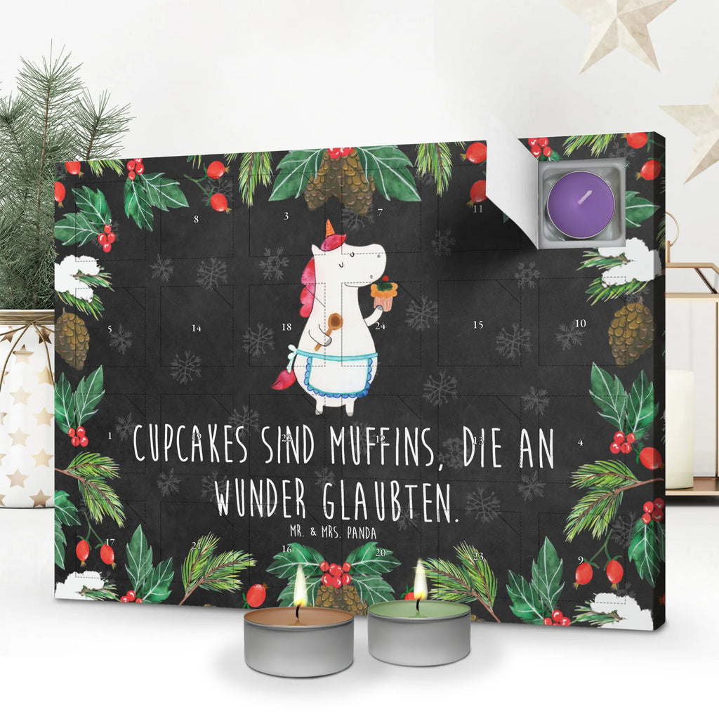 Scented candle advent calendar unicorn Kitchen dreamer, hobby cook, baker present, cake, bake, Baker gift, dreaming, cook, pie