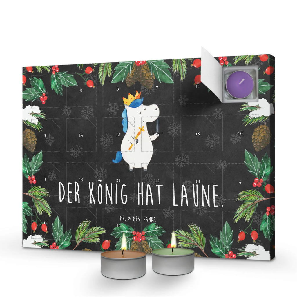 Scented candle advent calendar unicorn king with sword present boy, Prosecco, Crown, King, Emperor, sword, Ruler, Princess, President, gift boyfriend, Chancellor