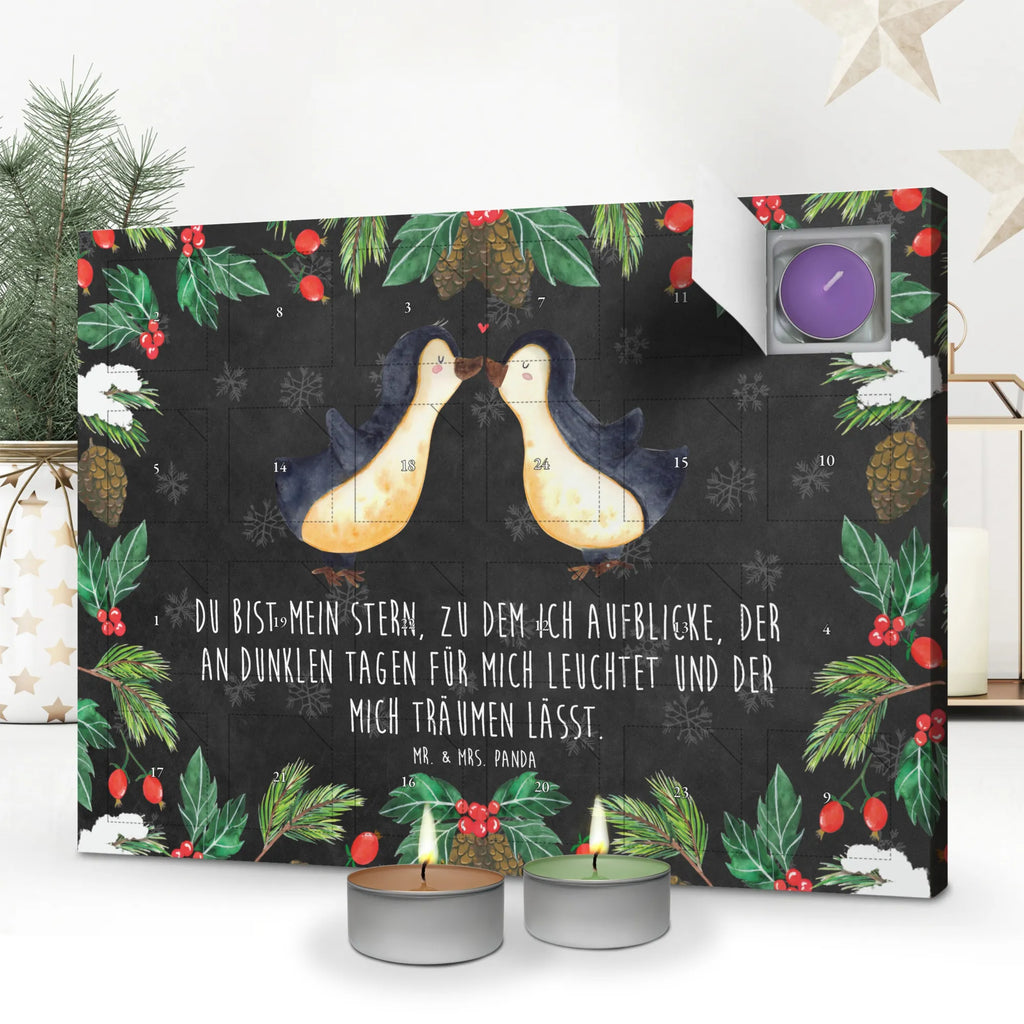 Scented candle advent calendar Penguins in love Loving, Two, gift for him, gift for her, Love gift, Together, anniversary gift, Proposal of marriage, Marriage, love saying, proof of love, gift girlfriend, fiancée, gift friend, fiancé, guest gift, gift idea, pair of penguins, pair, couple. love couple, wedding, wedding anniversary, gift anniversary, anniversary, penguin love, penguins