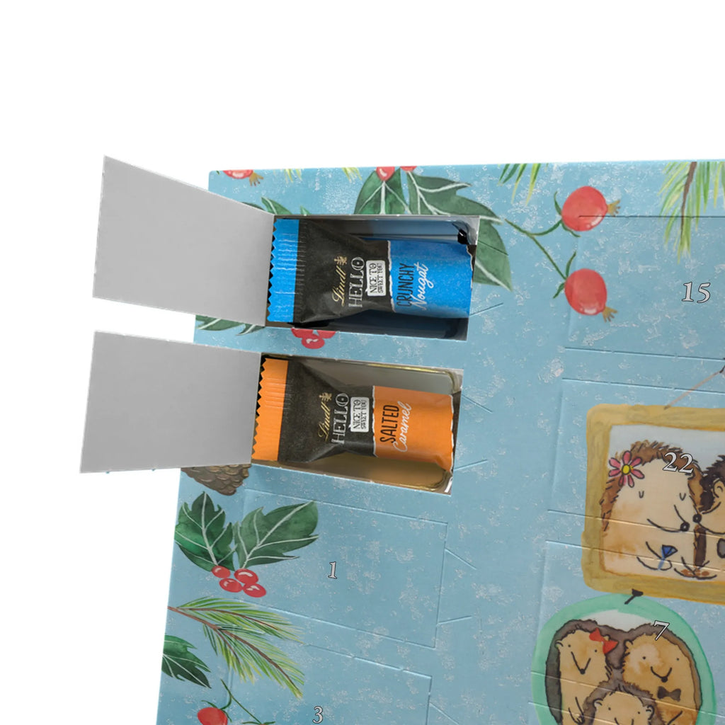 Chocolate advent calendar Hedgehog family Father's Day, Mother's Day, hedgehogs, pictures, solidarity, mum