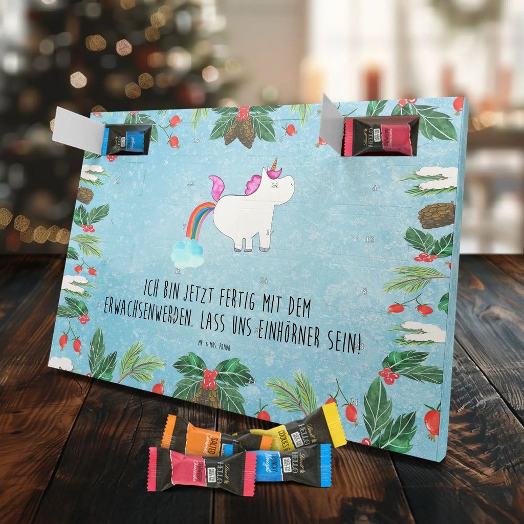 Chocolate advent calendar unicorn fart fart, unicorn fart, uniorn saying, girlfriend gift, fun, rainbow, present