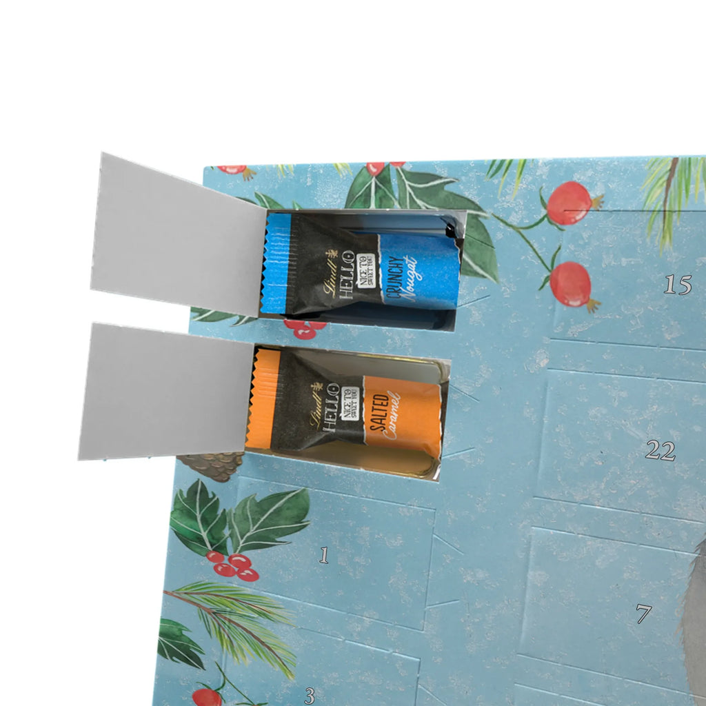 Chocolate advent calendar chinchilla flower gift ideas, gifts, small animals, good mood, cute, funny sayings, cute animal motives, hand drawn, special gifts, card, animal lover, grief, office life, heartache, being sad