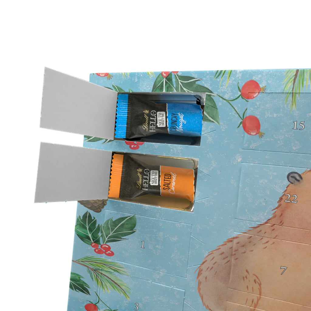 Chocolate advent calendar Capybara love card, gift ideas, gifts, animal lover, special gifts, cute animal motives, hand drawn, small animals, good mood, cute, funny sayings