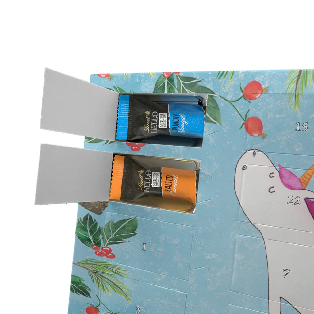 Chocolate advent calendar unicorn yoga mindfulness, relaxation, gift, present, sports, sweet