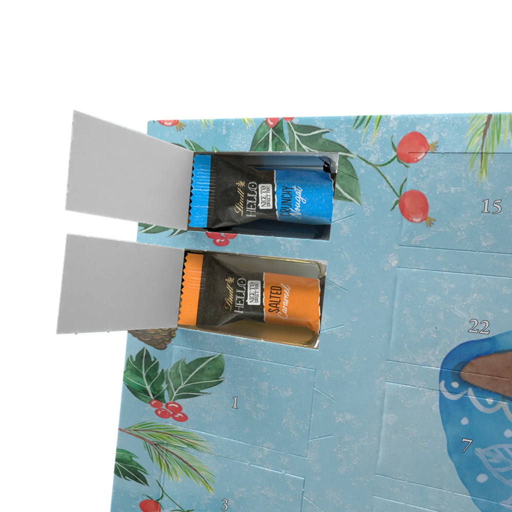 Chocolate advent calendar Coffee Cup gift ideas, gifts, small animals, good mood, cute, funny sayings, cute animal motives, hand drawn, special gifts, card, animal lover, pleasure, taste, cup