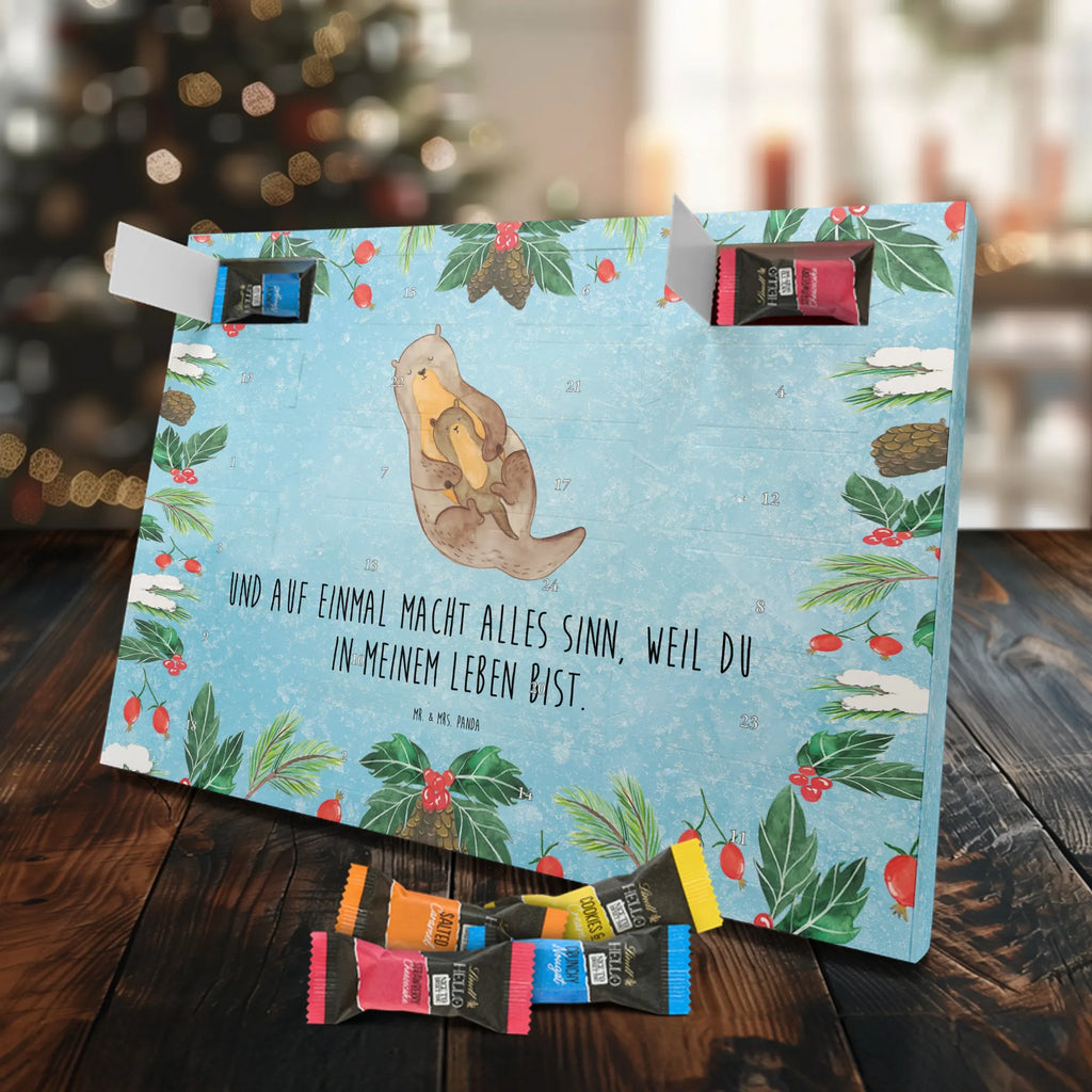 Chocolate advent calendar otter child mammal, predator, gifts for people in love, gift ideas for animal lovers, animal, aquatic animal, marten, otter gifts, water mammal, water, water animal, sea otter, animal lover, European otter, baby otter, Otter Sea Otter Lake Otter