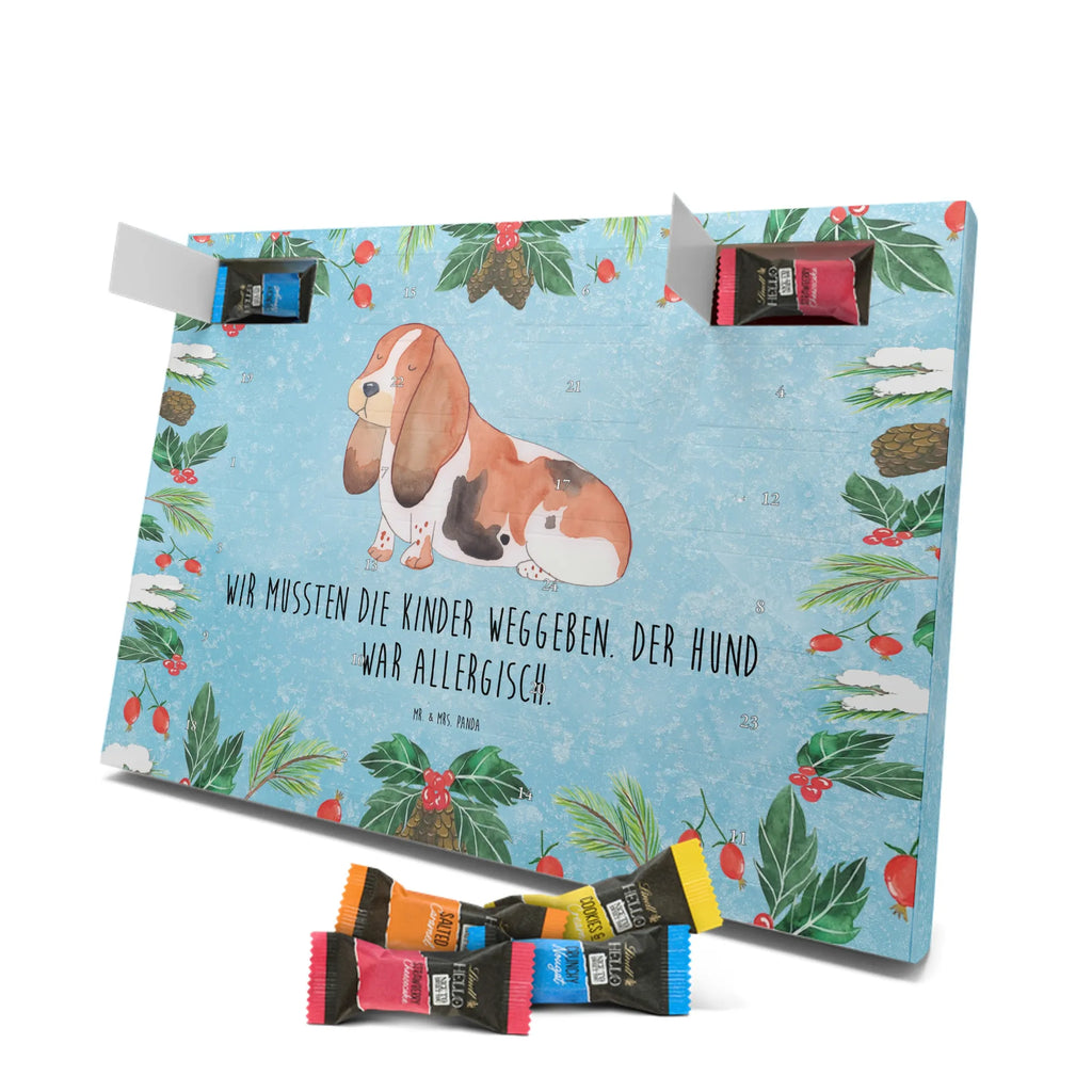Chocolate advent calendar Dog Basset Hound mutt, dog sayings, love dogs, dog mama, funny gifts for dog owners, woof, what do you give a dog lover, dog breed, Christmas gifts for dogs, gifts for dogs, bag with dog print, love for dogs, hound, dog decorative items, dog love, childless