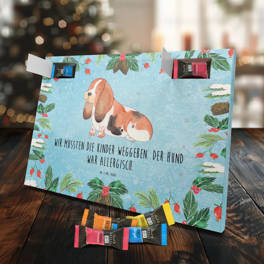 Chocolate advent calendar Dog Basset Hound mutt, dog sayings, love dogs, dog mama, funny gifts for dog owners, woof, what do you give a dog lover, dog breed, Christmas gifts for dogs, gifts for dogs, bag with dog print, love for dogs, hound, dog decorative items, dog love, childless