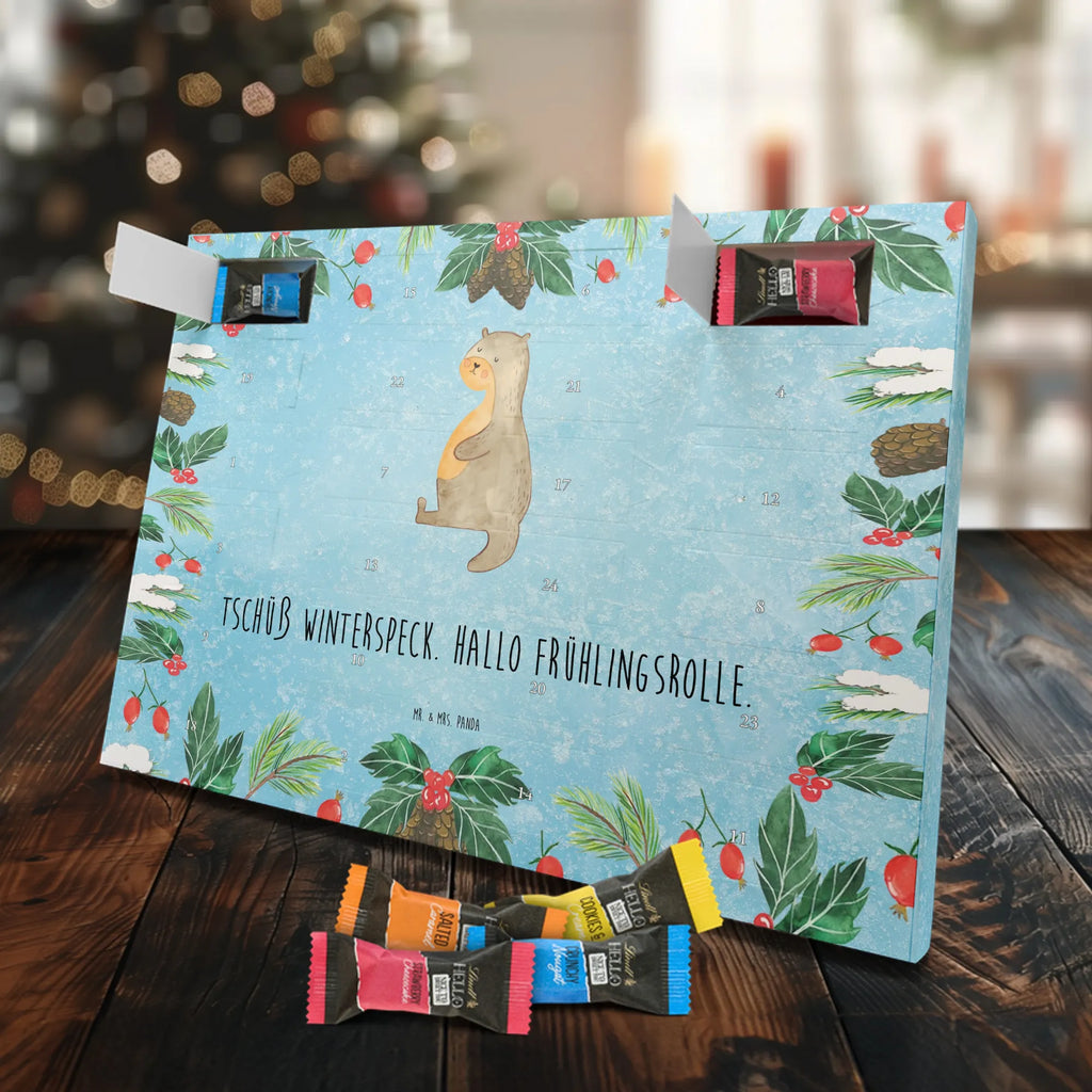 Chocolate advent calendar otter Belly mammal, predator, gifts for people in love, gift ideas for animal lovers, animal, aquatic animal, marten, otter gifts, water mammal, water, water animal, sea otter, animal lover, European otter, baby otter, Otter Sea Otter Lake Otter