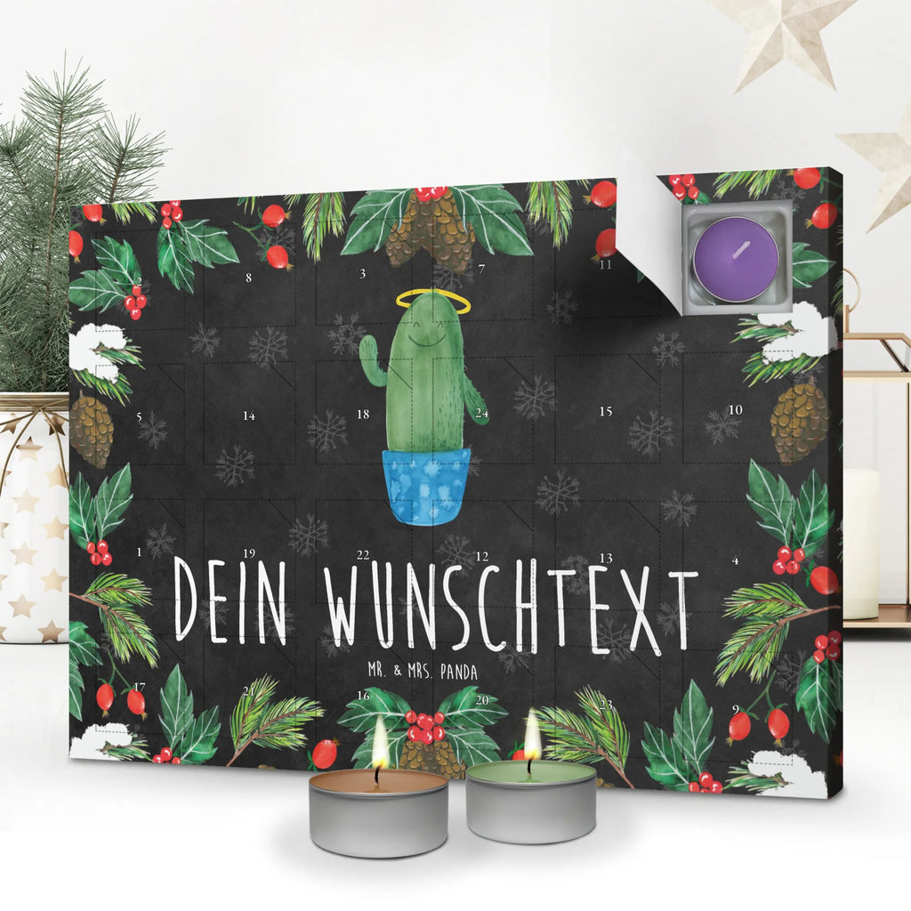 Personalisierter Duftkerzen Adventskalender Kaktus Heilig Personalisierter Duftkerzen Adventskalender, Kakteen, Kaktus, Bruder, Lustig, Schwester, Eltern, Heiligenschein, Kind, Schwestern, Freundin, Familie, Frech