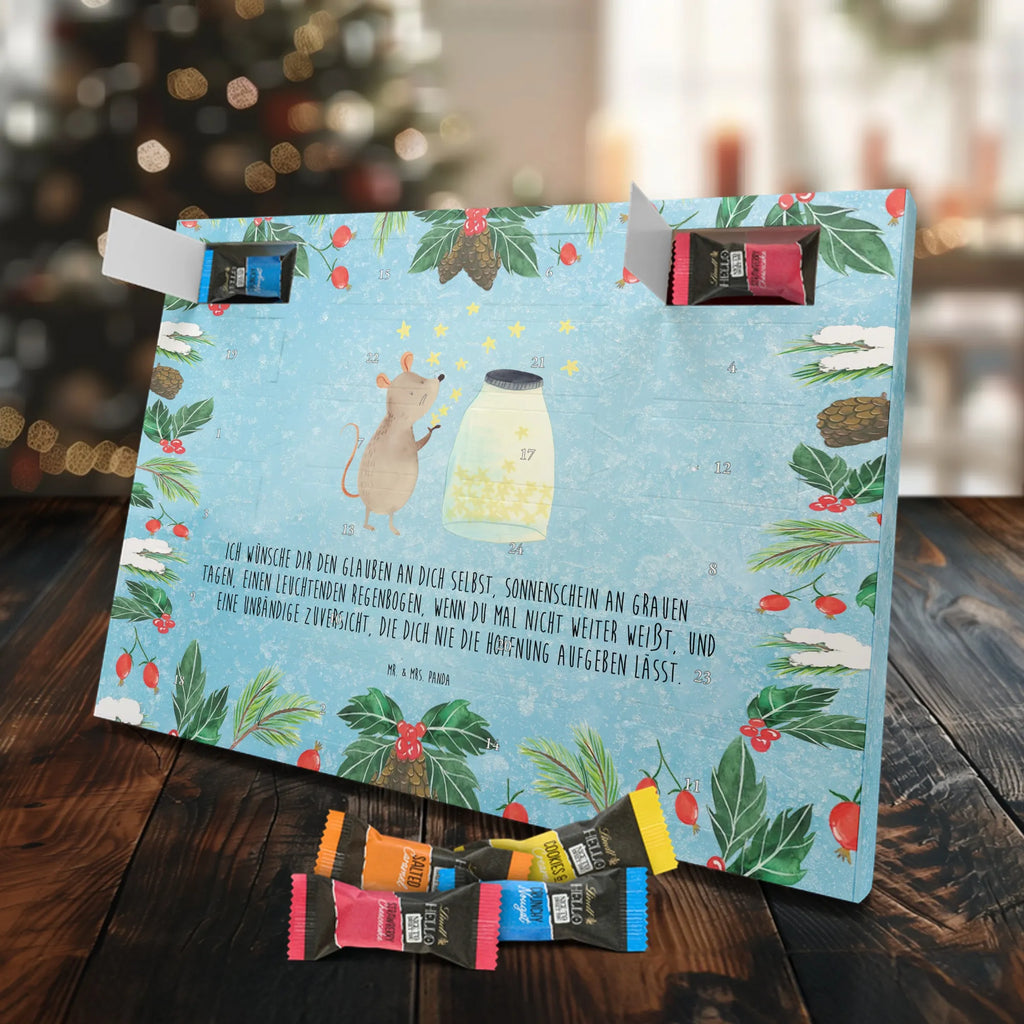 Chocolate advent calendar Mouse Stars gift ideas, gifts, small animals, good mood, cute, funny sayings, cute animal motives, hand drawn, special gifts, card, animal lover, birthday, Mouse, wish, baptism, child birthday, child, first child, stars, baptism gift, pregnancy, hope, birth