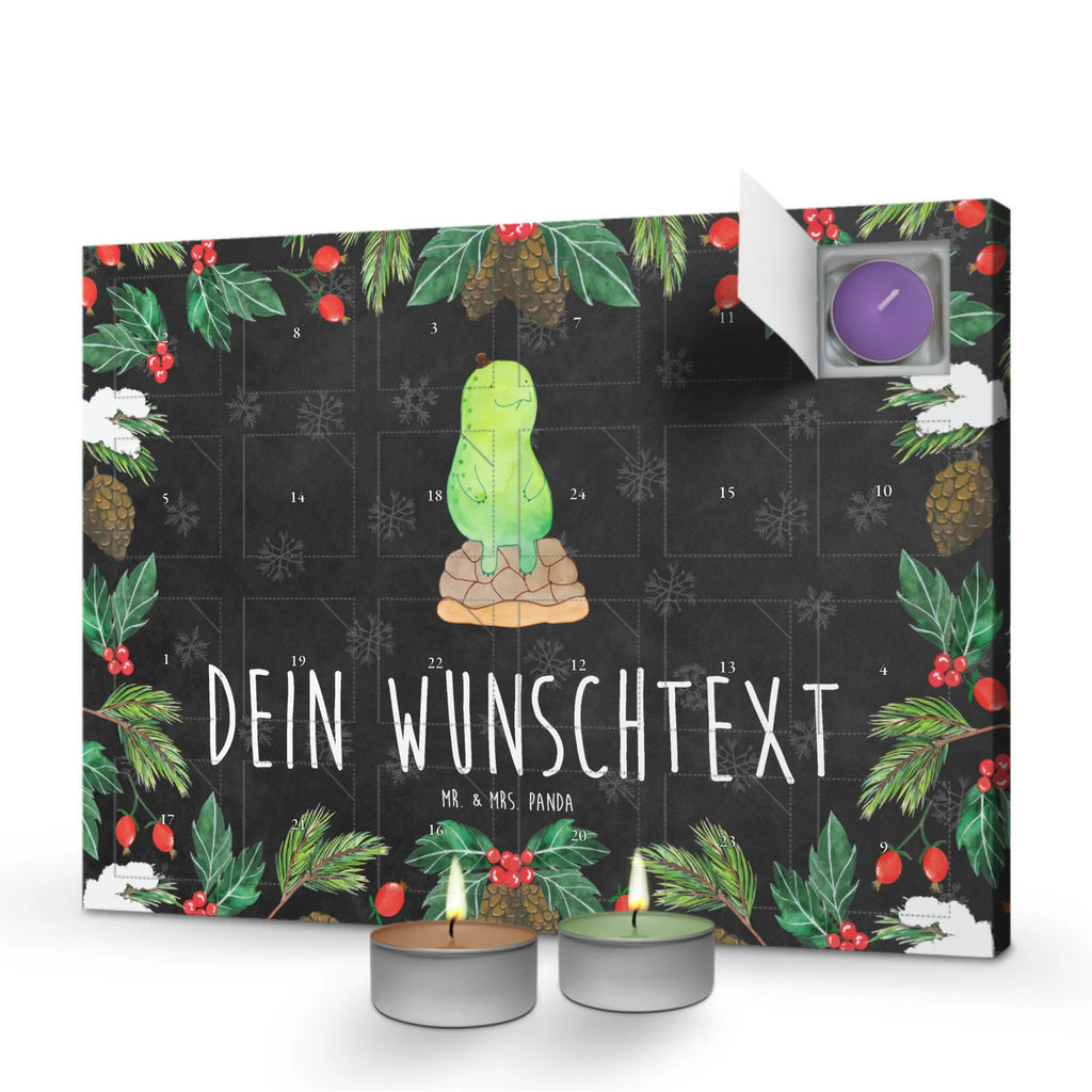 Personalisierter Duftkerzen Adventskalender Schildkröte Pause Personalisierter Duftkerzen Adventskalender, Schildkröte, Achtsamkeit, Achtsam, Entschleunigen