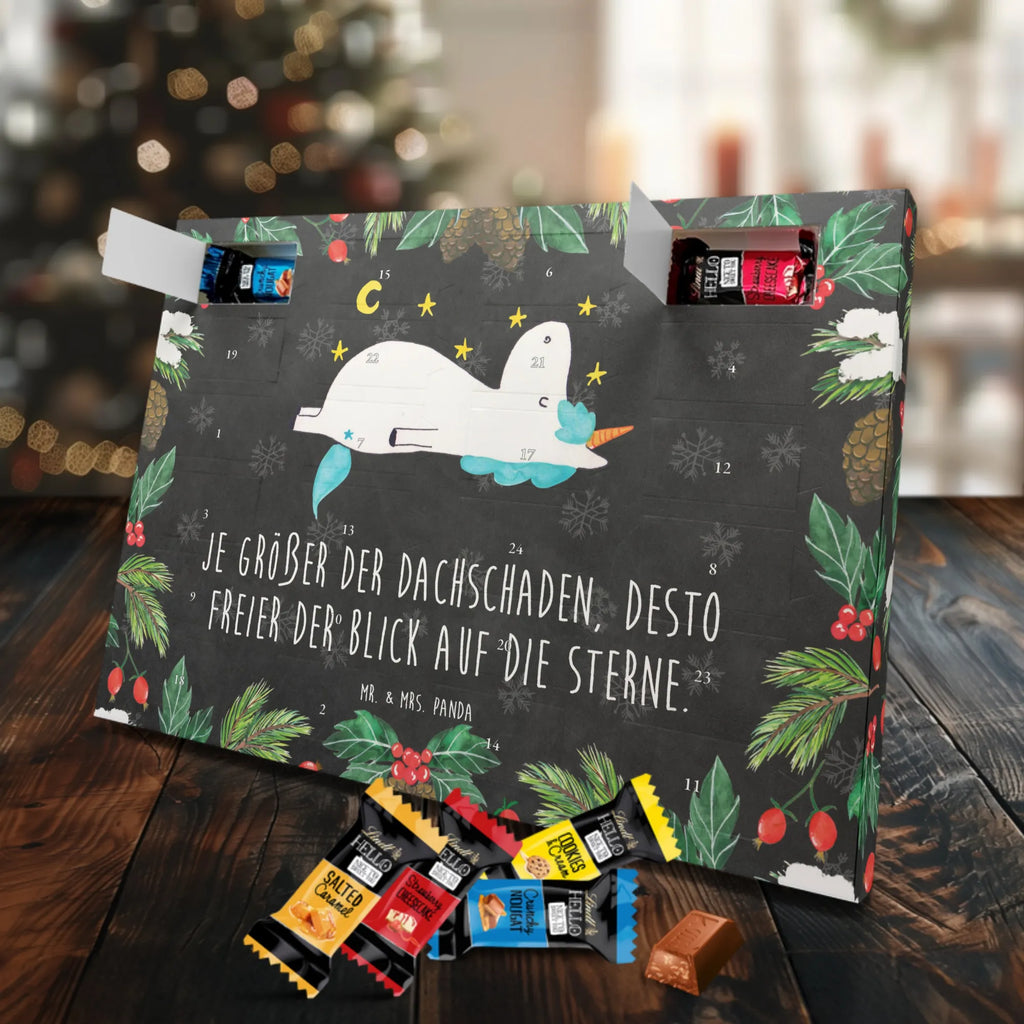 Chocolate advent calendar unicorn starry sky stars, girlfriend gift, heaven, girlfriend present