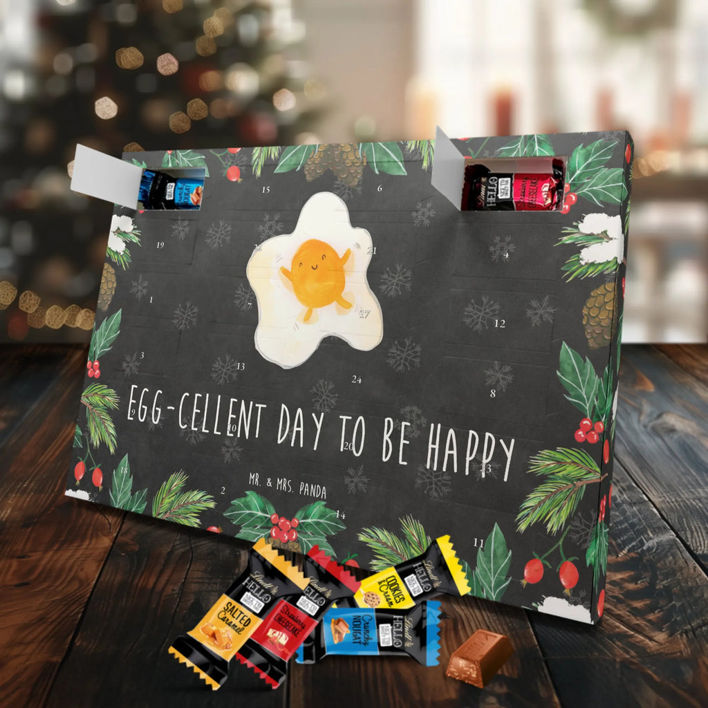 Chocolate advent calendar Fried egg egg gift ideas, gifts, small animals, good mood, cute, funny sayings, cute animal motives, hand drawn, special gifts, card, animal lover, nice, Egg, fried egg, day