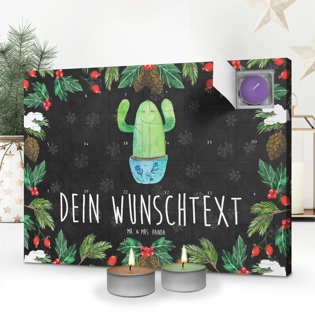 Personalisierter Duftkerzen Adventskalender Kaktus Happy Personalisierter Duftkerzen Adventskalender, Kaktus, Kakteen, Freundin, Ausbildung, Kindersicherung, Familie, Büroalltag, Spruch, Neustart, Motivation, Kollegin, Mutter, Kollege, Lustig, Büro