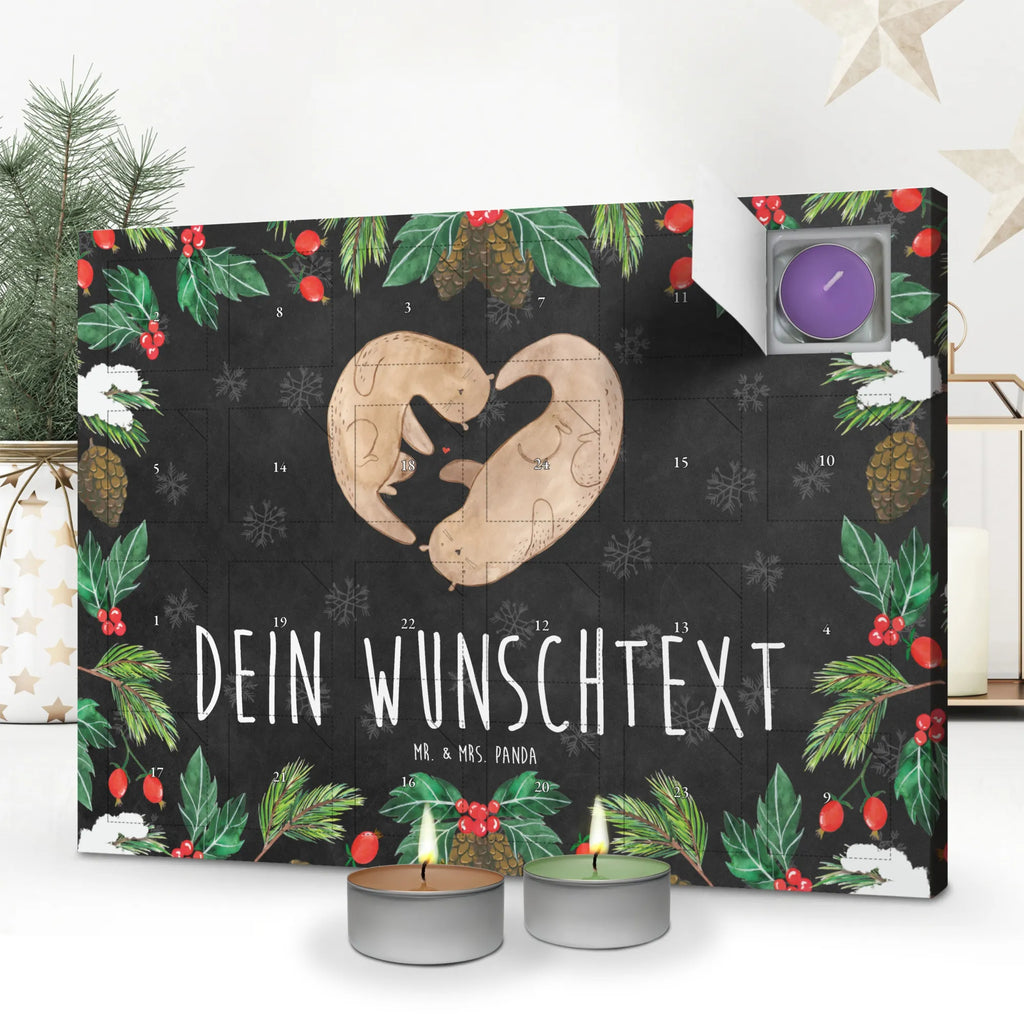 Personalisierter Duftkerzen Adventskalender Otter Herz Personalisierter Duftkerzen Adventskalender, Otter, Fischotter, Seeotter, Verlobung, Jahrestag, Herz, Love You, Gemeinsames Leben, Liebe, Hochzeitstag, Liebesgeschenk, Liebesbeweis, Bessere Hälfte