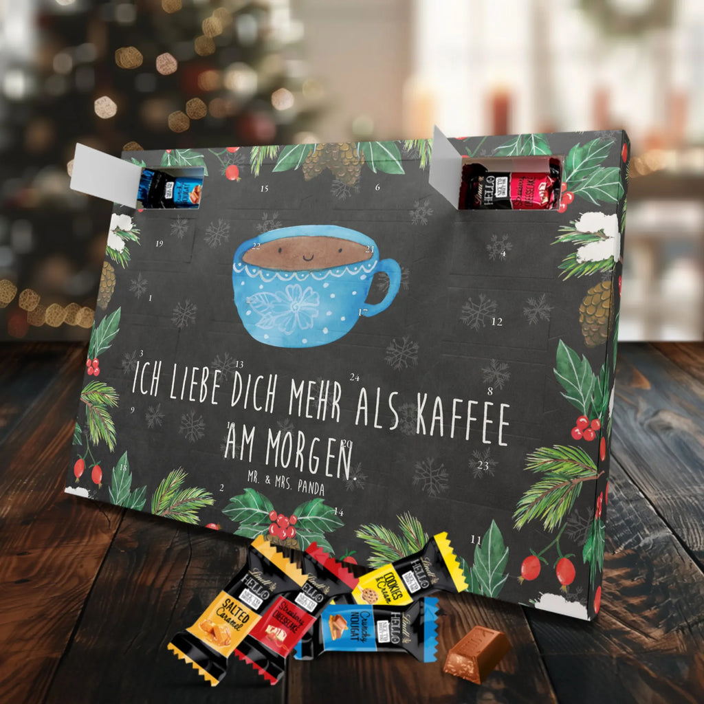 Chocolate advent calendar Coffee Cup gift ideas, gifts, small animals, good mood, cute, funny sayings, cute animal motives, hand drawn, special gifts, card, animal lover, pleasure, taste, cup