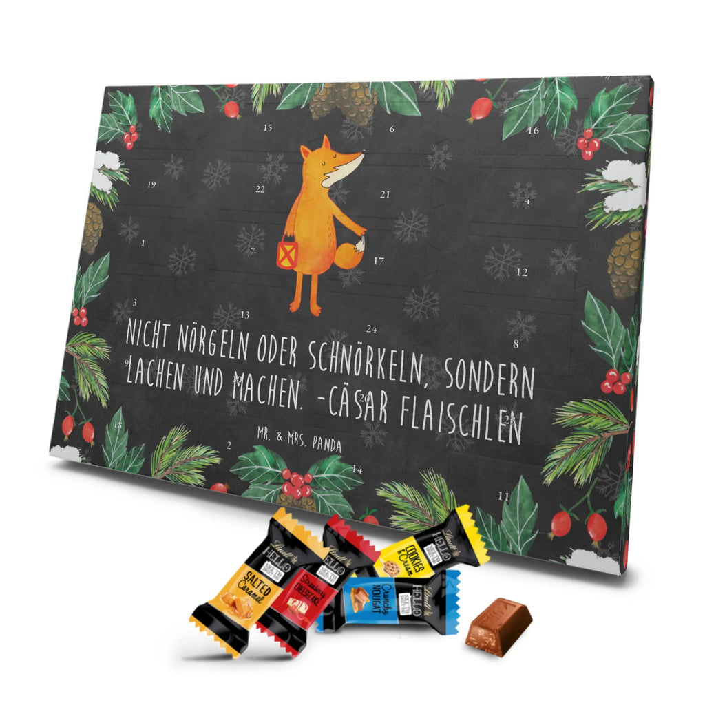 Chocolate advent calendar Fox Lantern forest wildlife, clever as a fox, foxes, animal lover, Lovesickness Spell, Cheer up, Saint Martin, Lantern, Caesar Otto Hugo Flaischlen, Lantern parade, Foxes, Spell comforting