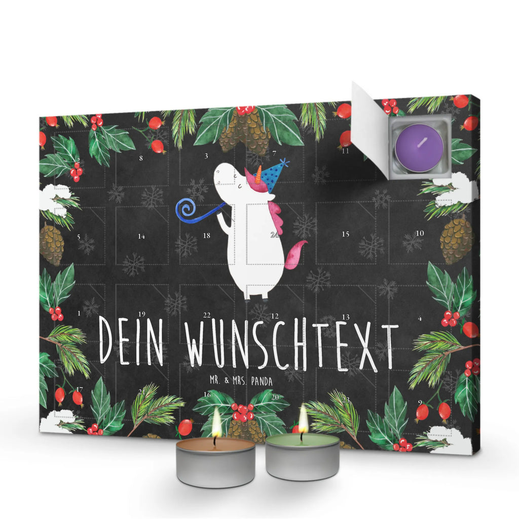 Personalisierter Duftkerzen Adventskalender Einhorn Party Personalisierter Duftkerzen Adventskalender, Einhorn, Einhorn Deko, Einhörner, Unicorn, Fest, Disco, Feier, Party, Geburtstag, Konfetti, Glitzer, Club, Alkohol
