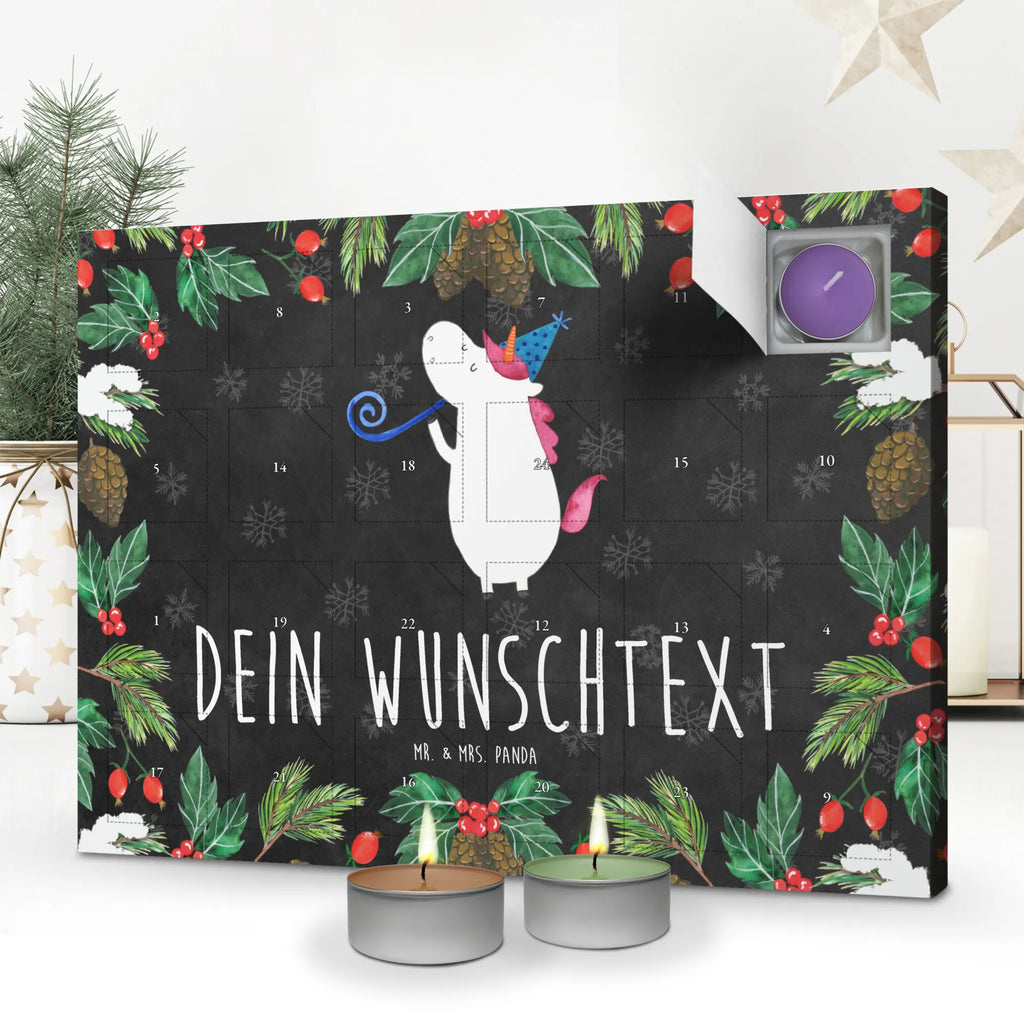 Personalisierter Duftkerzen Adventskalender Einhorn Party Personalisierter Duftkerzen Adventskalender, Einhorn, Einhorn Deko, Einhörner, Unicorn, Fest, Disco, Feier, Party, Geburtstag, Konfetti, Glitzer, Club, Alkohol