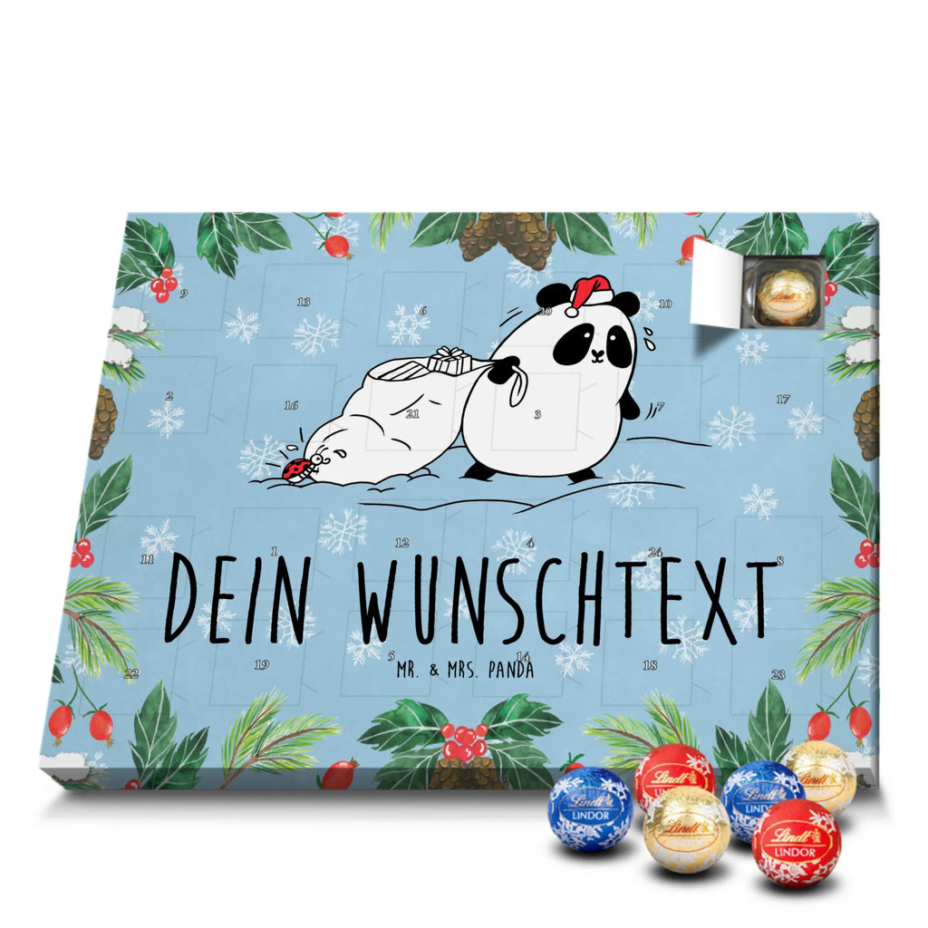  Panda Christmas Personalisierter Adventskalender, Adventskalender mit Namen