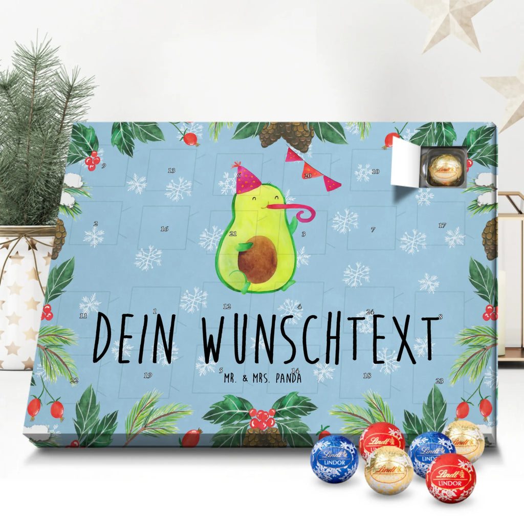 Adventskalender mit Namen Avocado Party Zeit Adventskalender mit Namen, Personalisierter Adventskalender, Gesund, Vegan, Veggie, Avocado