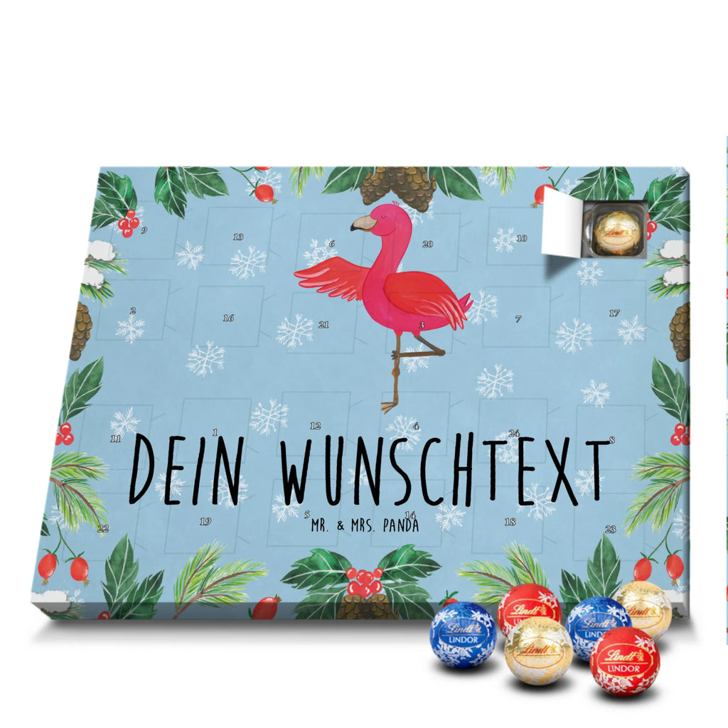 Adventskalender mit Namen Flamingo Yoga Personalisierter Adventskalender, Adventskalender mit Namen, Flamingo, Yoga-Übung, Vogel, Achtsamkeit, Namaste, Entspannung, Tiefenentspannung, Aufregen, Ärger, Yoga