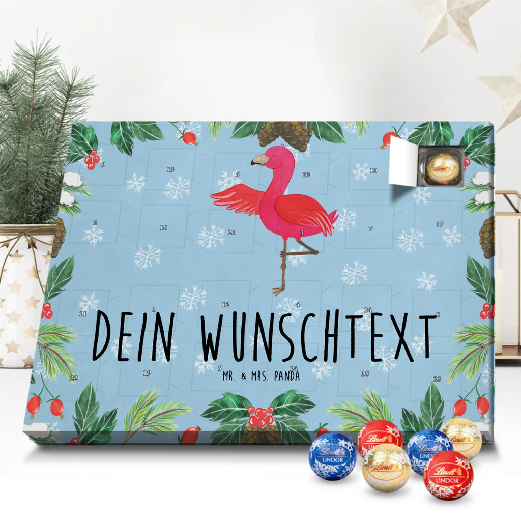 Adventskalender mit Namen Flamingo Yoga Personalisierter Adventskalender, Adventskalender mit Namen, Flamingo, Yoga-Übung, Vogel, Achtsamkeit, Namaste, Entspannung, Tiefenentspannung, Aufregen, Ärger, Yoga