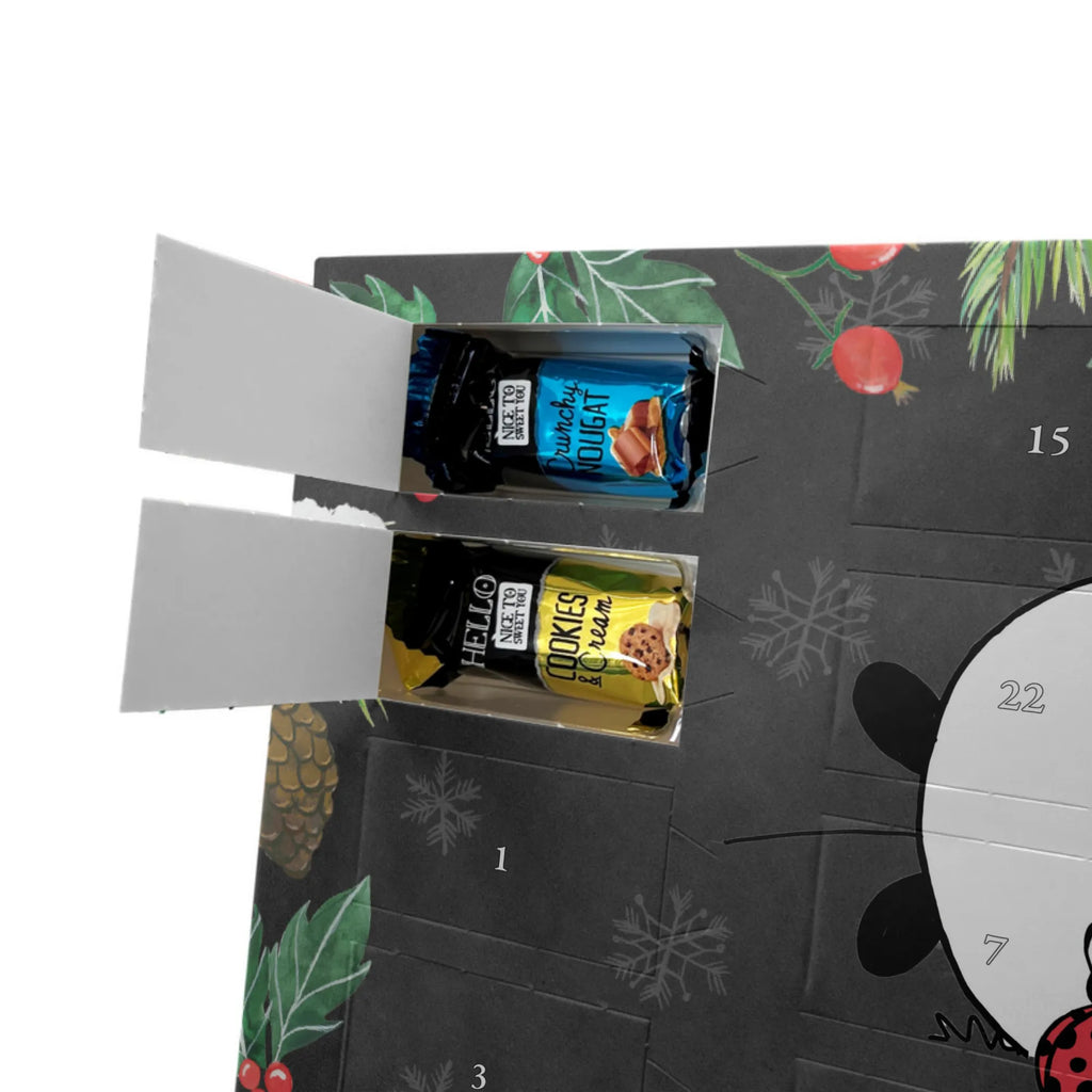  Panda Missing Adventskalender mit Namen, Personalisierter Adventskalender
