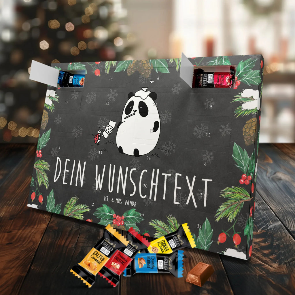  Panda Get well soon Personalisierter Adventskalender, Adventskalender mit Namen