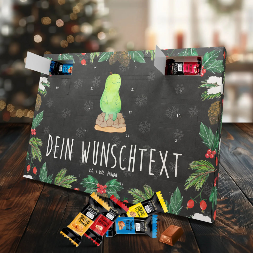 Personalisierter Schoko Adventskalender Schildkröte Pause Personalisierter Adventskalender, Adventskalender mit Namen, Schildkröte, Achtsamkeit, Achtsam, Entschleunigen