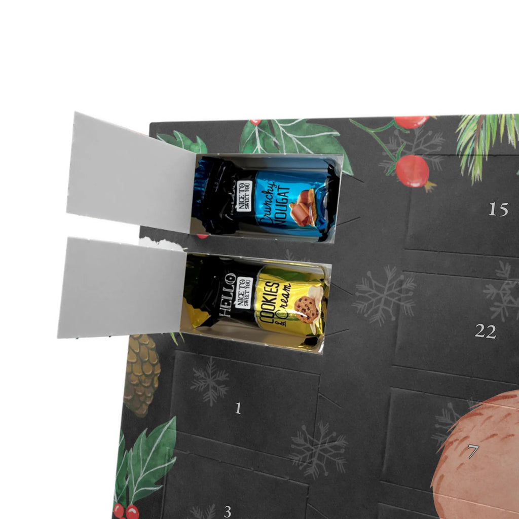 Adventskalender mit Namen Capybara Blume Adventskalender mit Namen, Personalisierter Adventskalender, Tiere, Tiermotive, Lustige Sprüche, Gute Laune, Capybara