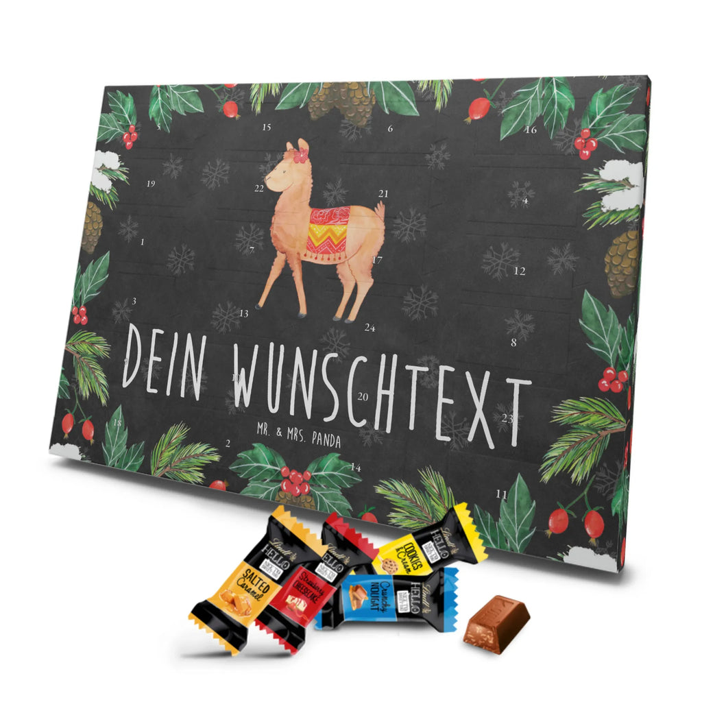 Adventskalender mit Namen Alpaka Stolz Personalisierter Adventskalender, Adventskalender mit Namen, Alpaka, Lama
