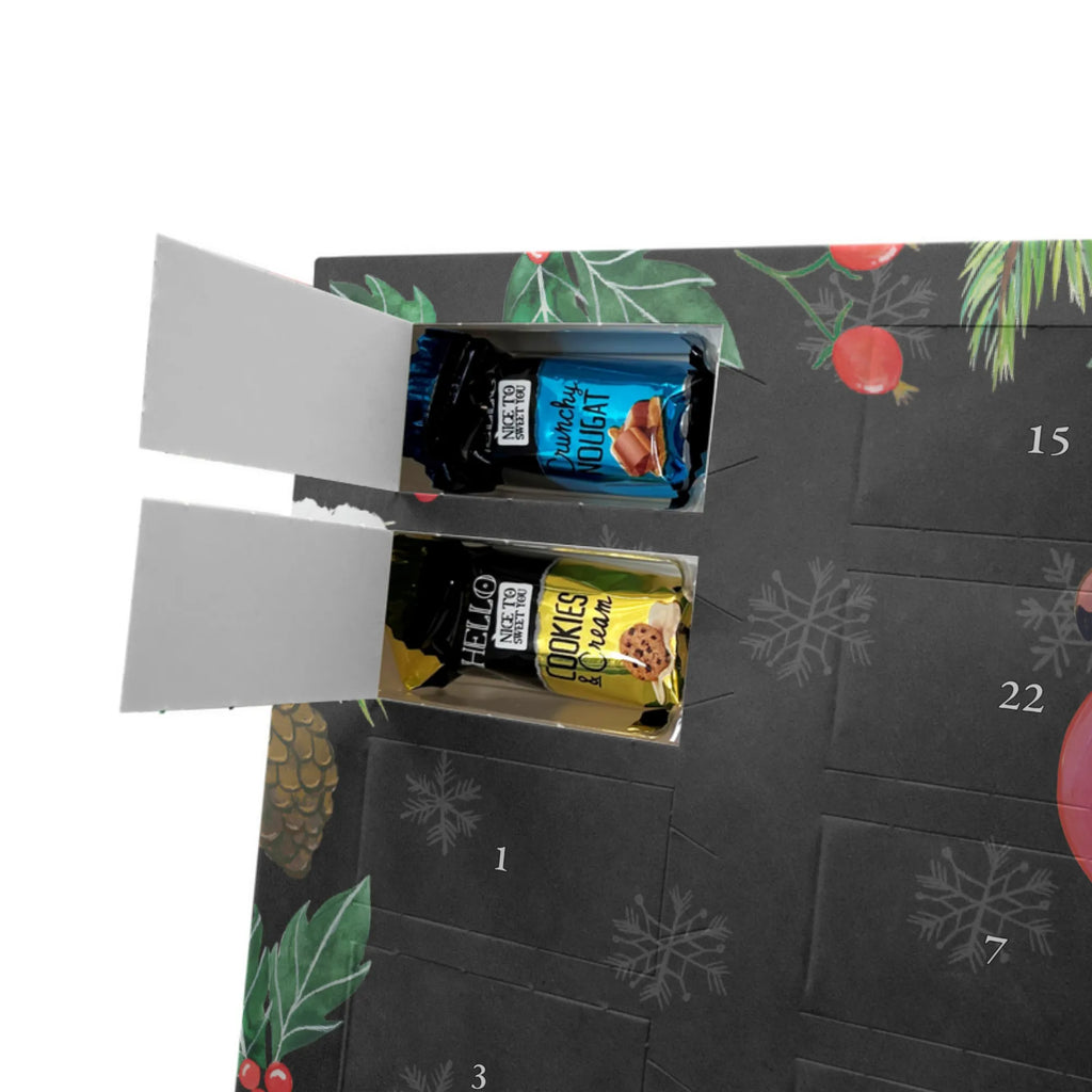 Personalisierter Schoko Adventskalender Flamingo Classic Personalisierter Adventskalender, Adventskalender mit Namen, Flamingo, Stolz, Spruch, Freundin, Außenseiter, für Mich, Geschwister, Tochter, Freundinnen, Selbstliebe, Ich, Einzigartig, Sohn