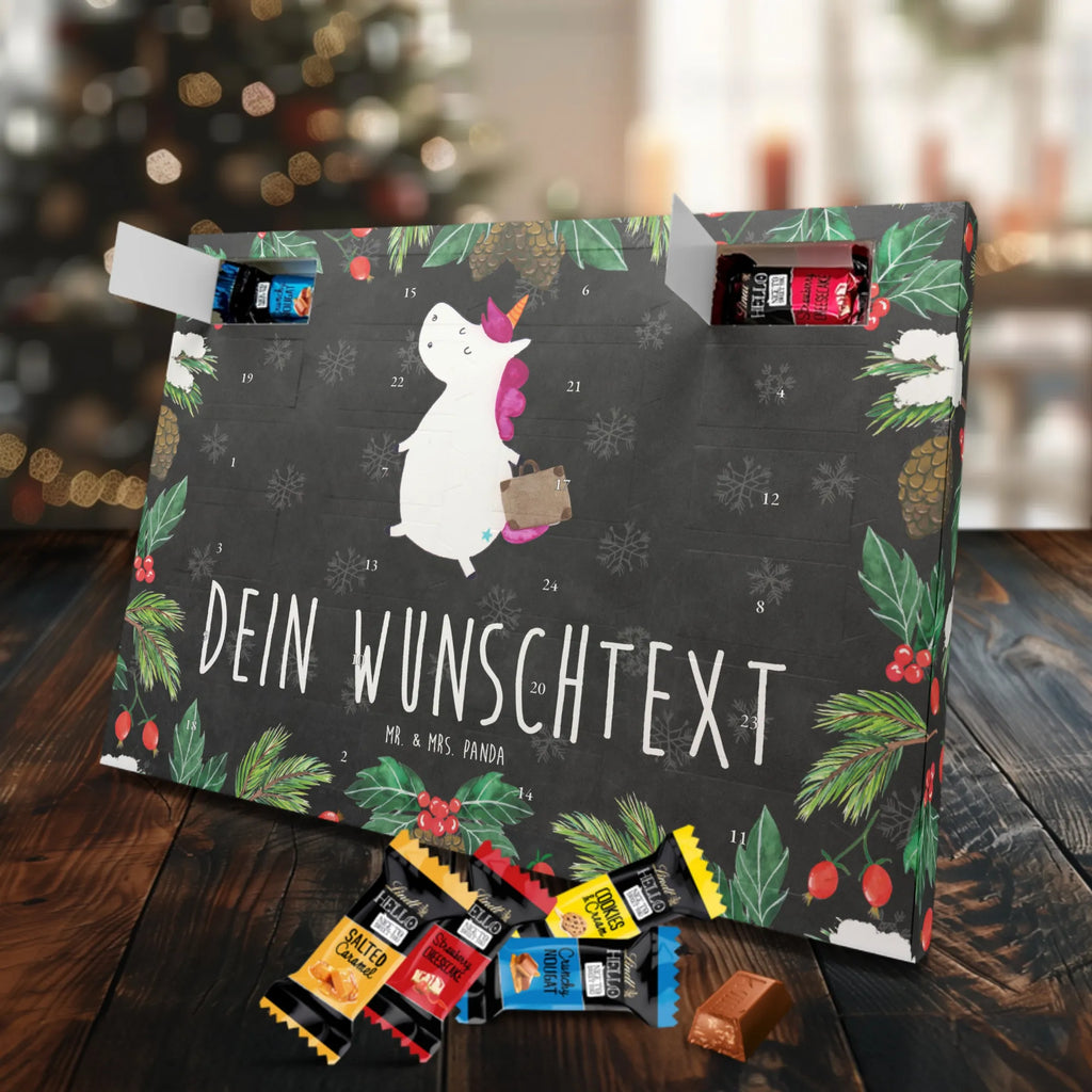 Adventskalender mit Namen Einhorn Koffer Adventskalender mit Namen, Personalisierter Adventskalender, Einhörner, Unicorn, Einhorn Deko, Einhorn, Lustig, Albern, Verreisen, Abenteuer, Kind, Reise, Koffer, Gepäck, Spaß, Witzig, Erwachsen
