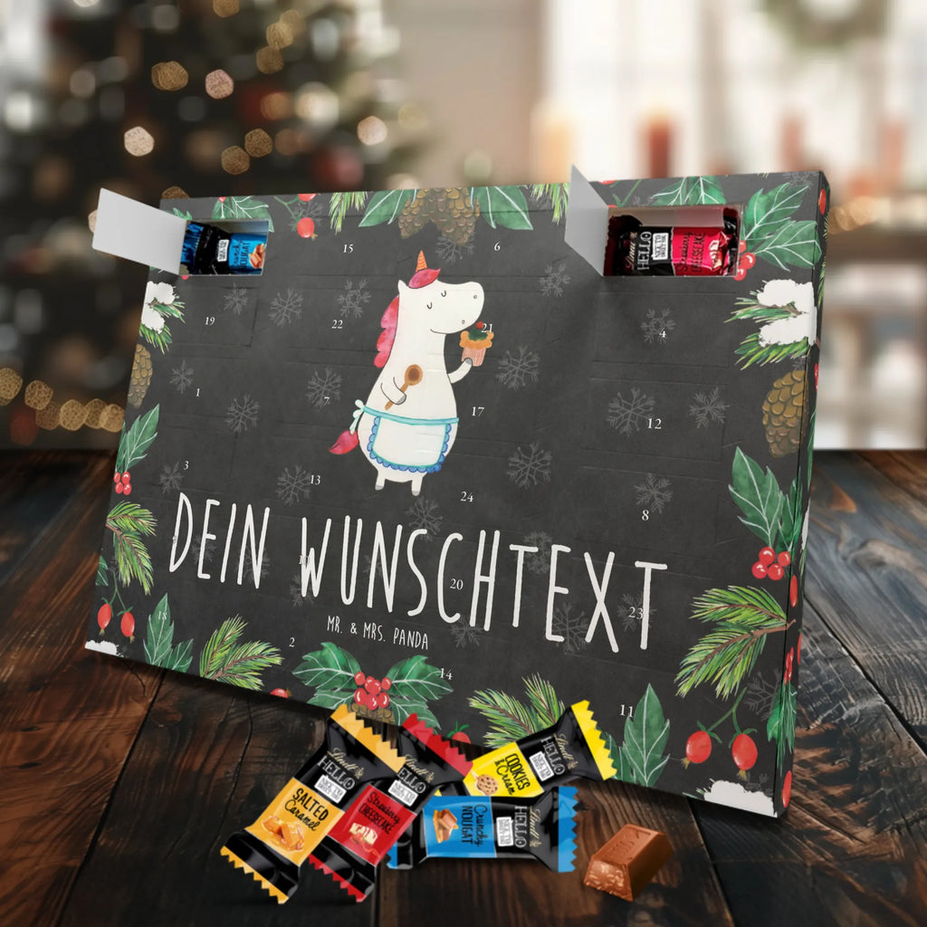 Adventskalender mit Namen Einhorn Küche Personalisierter Adventskalender, Adventskalender mit Namen, Einhörner, Unicorn, Einhorn Deko, Einhorn, Backen, Koch, Bäckerin, Träumen, Kuchen, Hobbykoch, Motivation, Torte, Träumer, Muffin