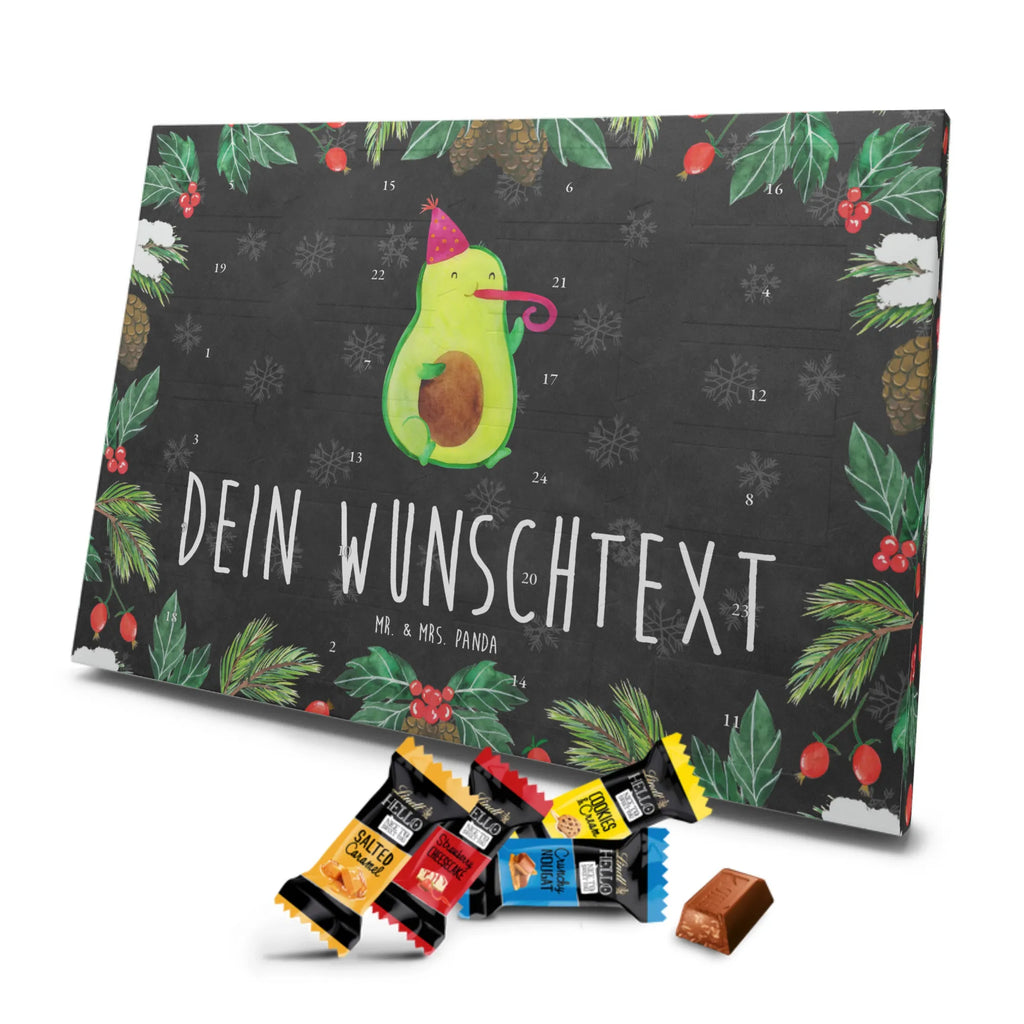 Adventskalender mit Namen Avocado Feier Adventskalender mit Namen, Personalisierter Adventskalender, Gesund, Vegan, Veggie, Avocado, Feierlichkeit, Gute Laune, Fete, Geburtstag, Party, Tröte, Feier