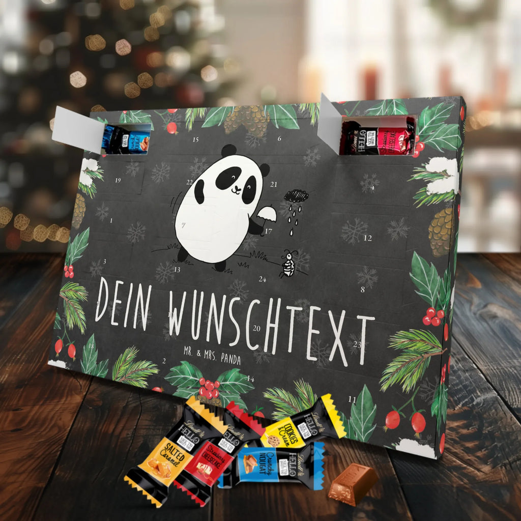  Panda togetherness Adventskalender mit Namen, Personalisierter Adventskalender