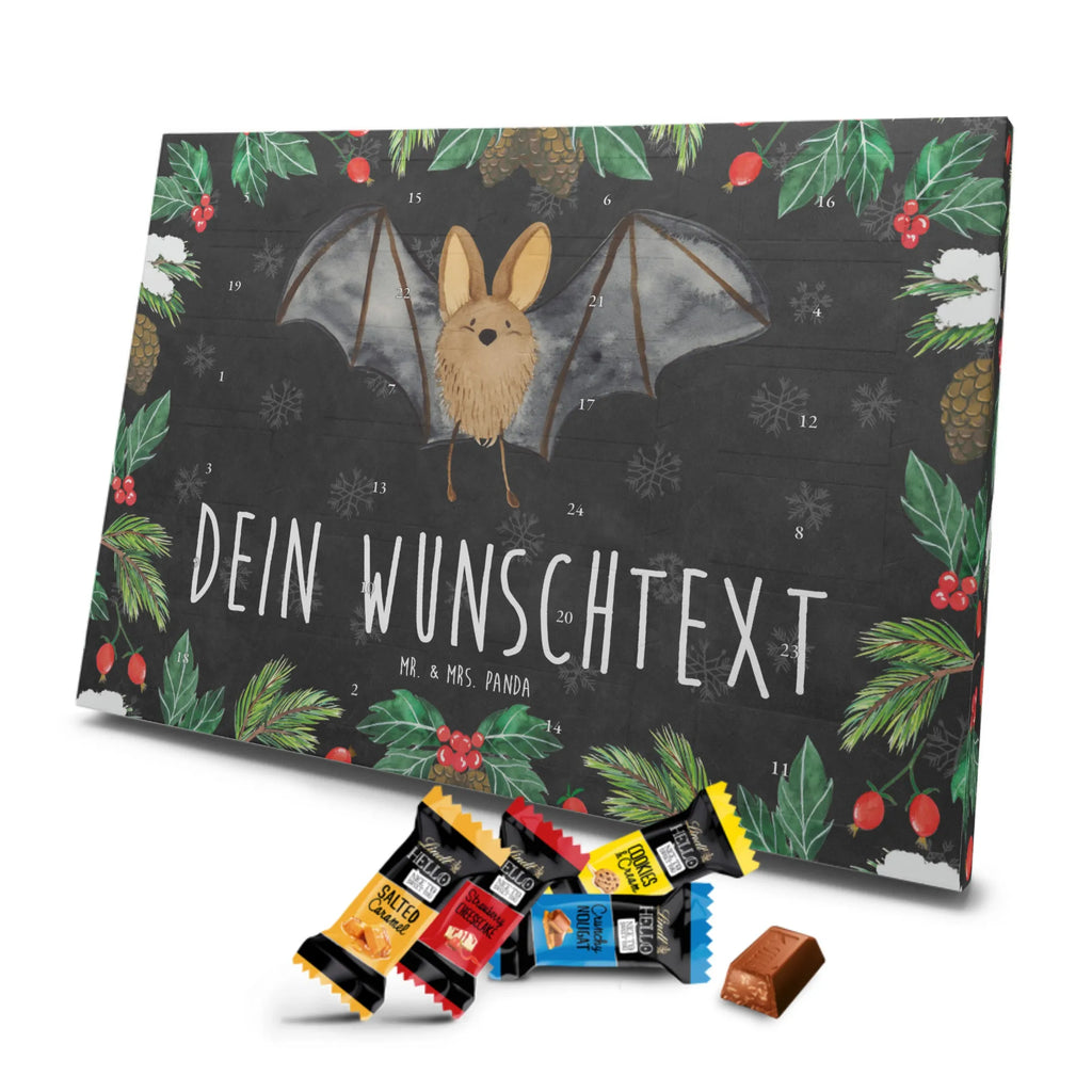 Adventskalender mit Namen Fledermaus Flügel Adventskalender mit Namen, Personalisierter Adventskalender, Tiermotive, Tiere, Gute Laune, Lustige Sprüche