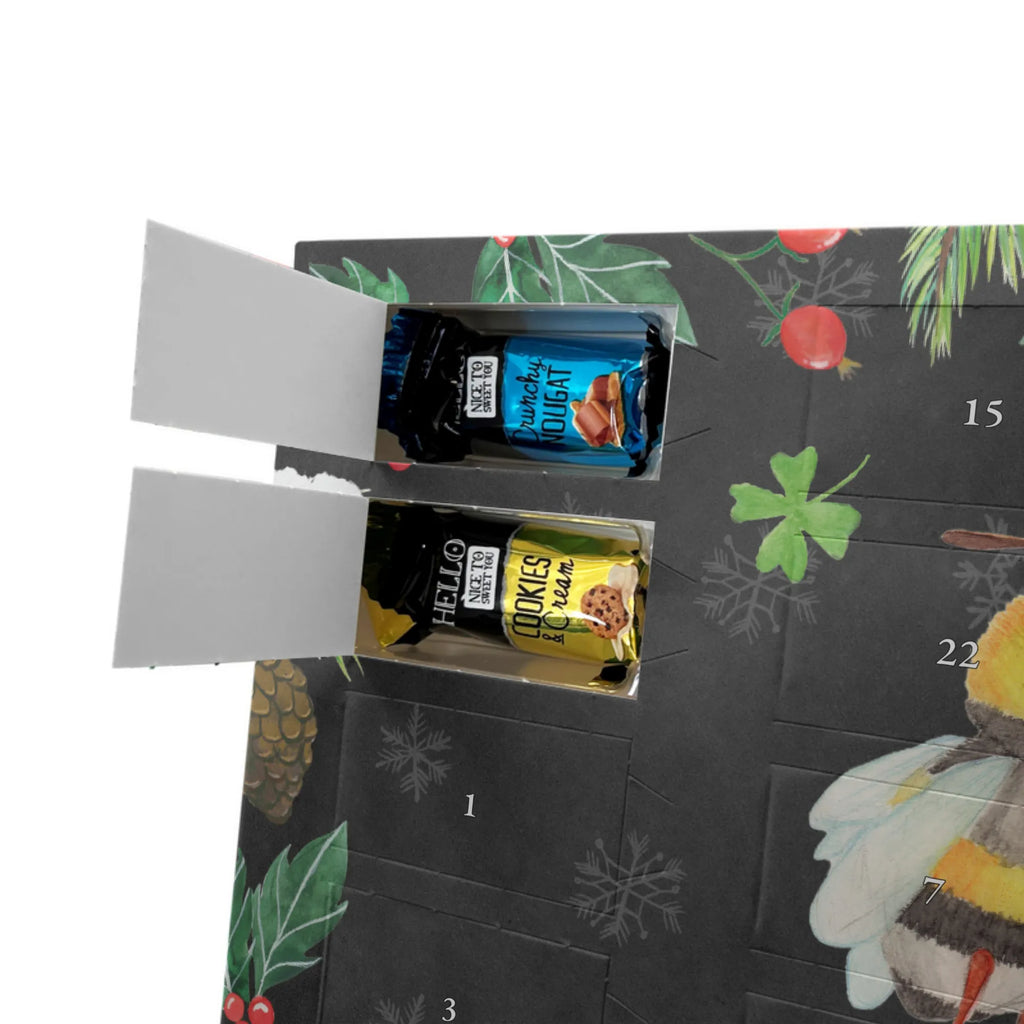 Adventskalender mit Namen Hummeln Kleeblatt Adventskalender mit Namen, Personalisierter Adventskalender, Tiere, Tiermotive, Lustige Sprüche, Gute Laune, Biene, Biene Deko, Spruch Fröhlich, Hummel, Spruch schön, glücklich Werden, Spruch Positiv, glücklich sein