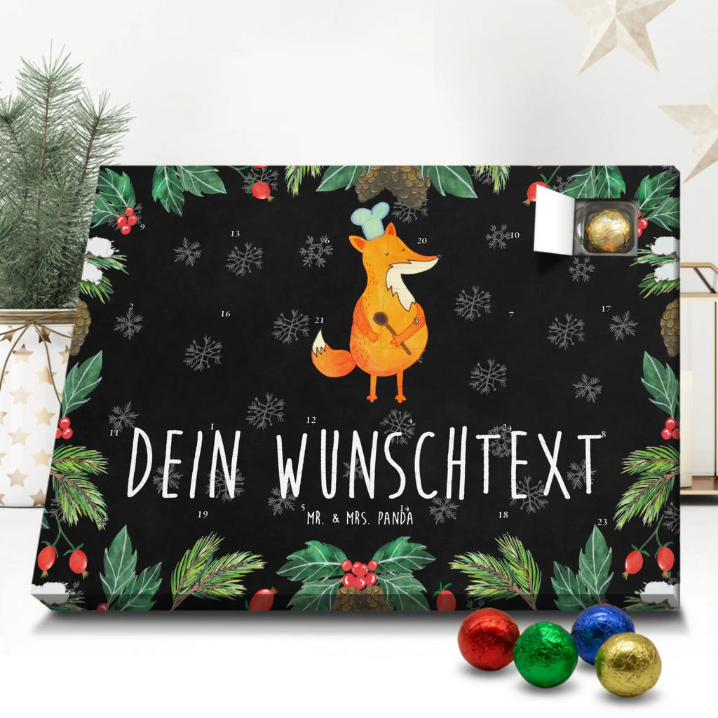 Adventskalender mit Namen Fuchs Koch Adventskalender mit Namen, Personalisierter Adventskalender, Fuchs, Füchse, Bäcker, Party Spruch, Witzig, Küche Spruch, Küche Deko, Spruch Lustig, Köche, Koch Geschenk