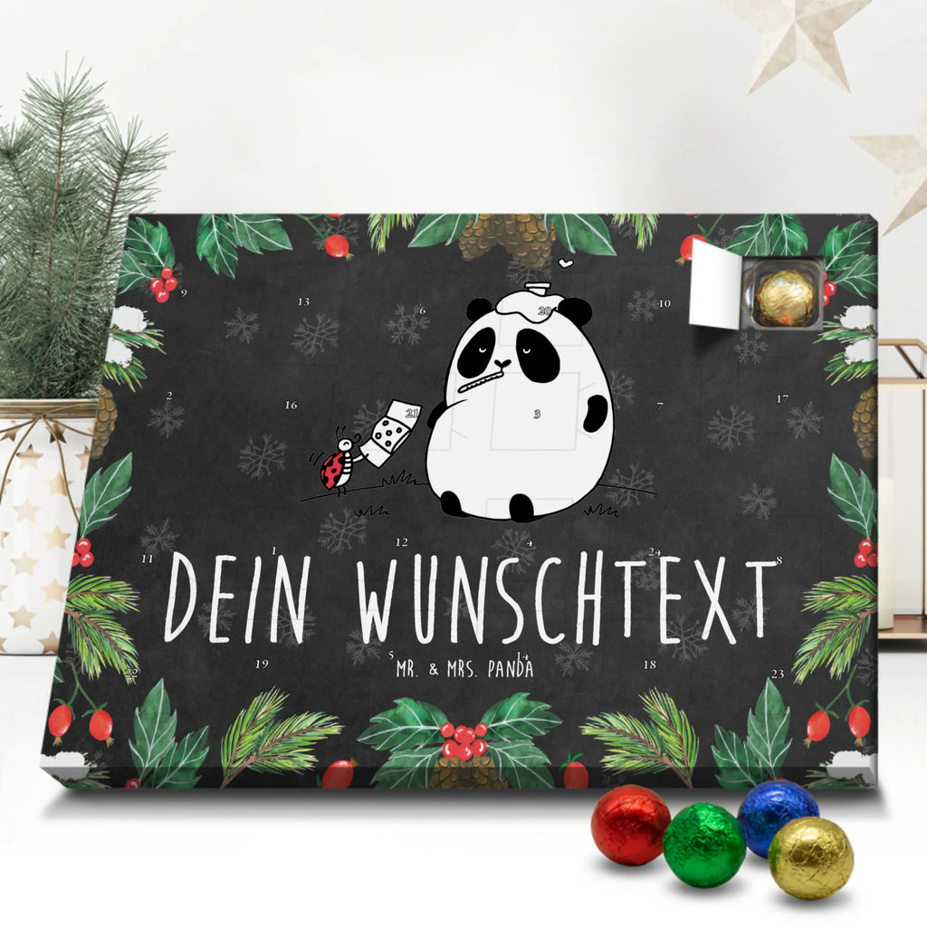  Panda Get well soon Personalisierter Adventskalender, Adventskalender mit Namen