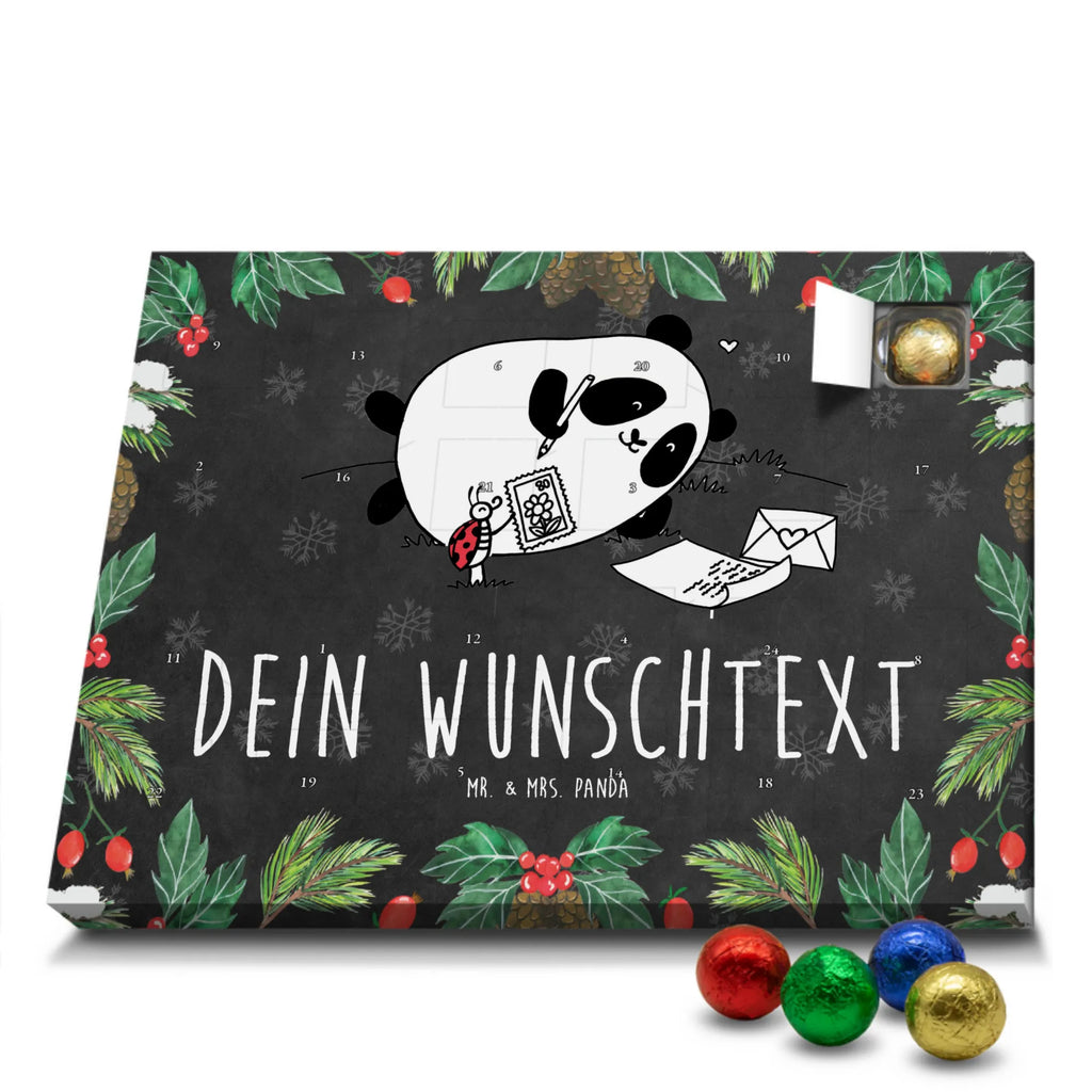 Adventskalender mit Namen Panda Vermissen Adventskalender mit Namen, Personalisierter Adventskalender