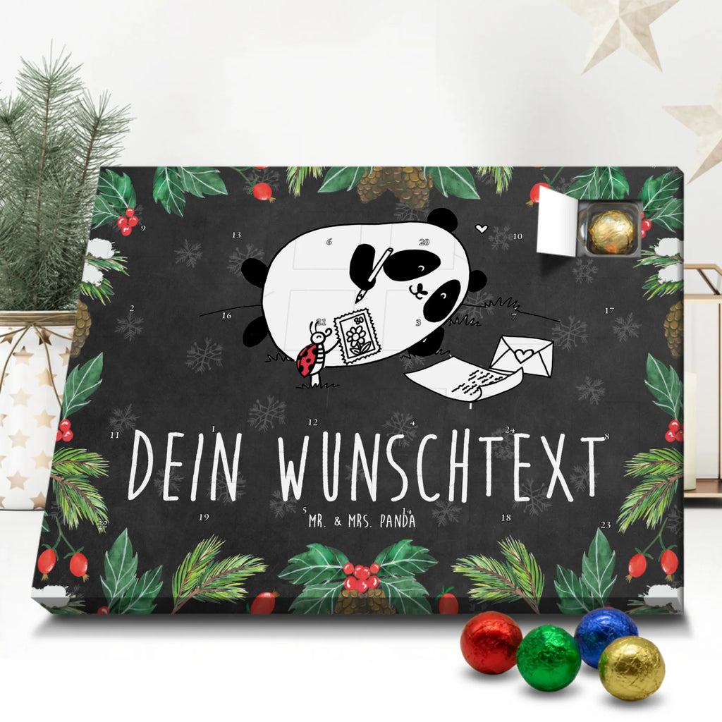  Panda Missing Adventskalender mit Namen, Personalisierter Adventskalender