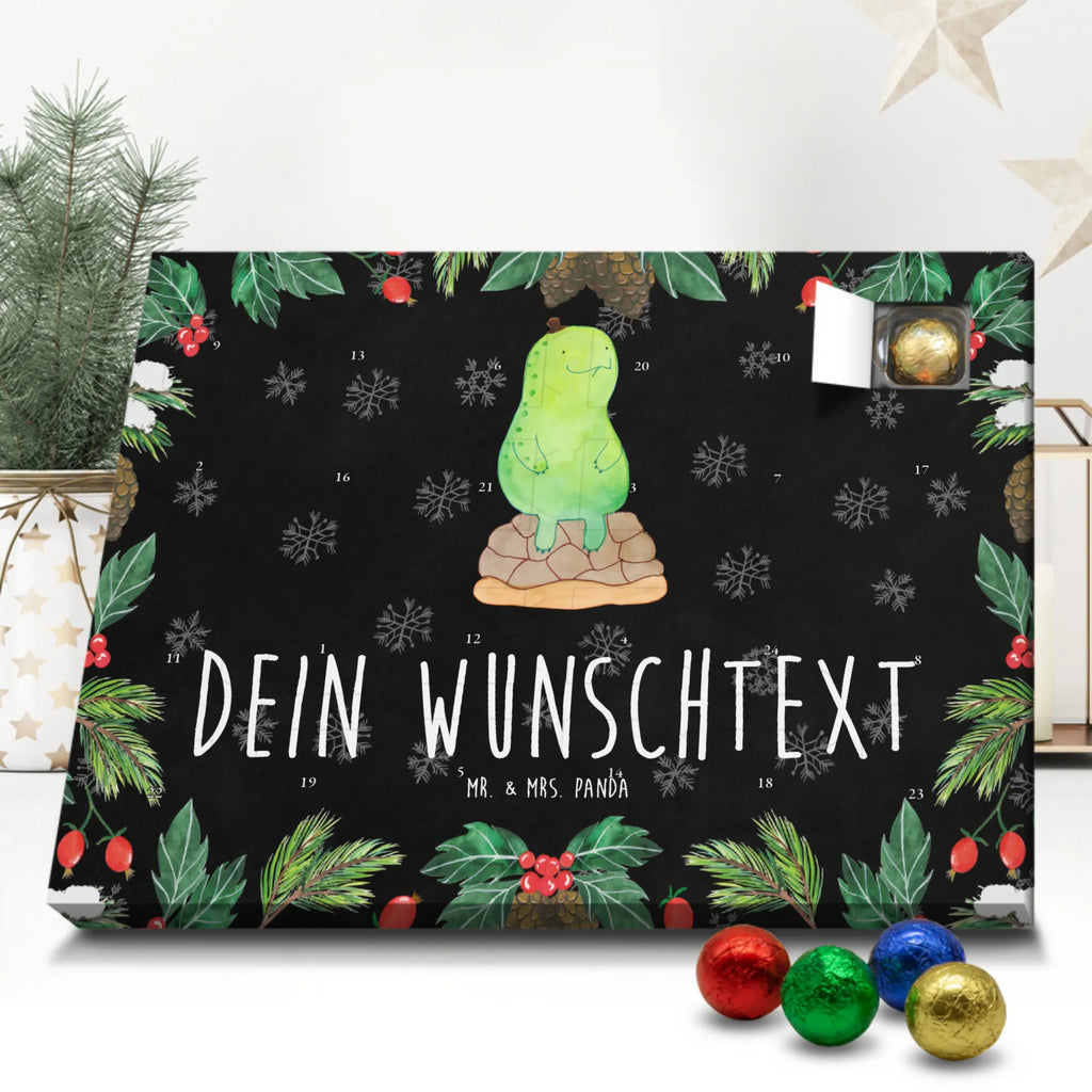 Personalisierter Schoko Adventskalender Schildkröte Pause Personalisierter Adventskalender, Adventskalender mit Namen, Schildkröte, Achtsamkeit, Achtsam, Entschleunigen
