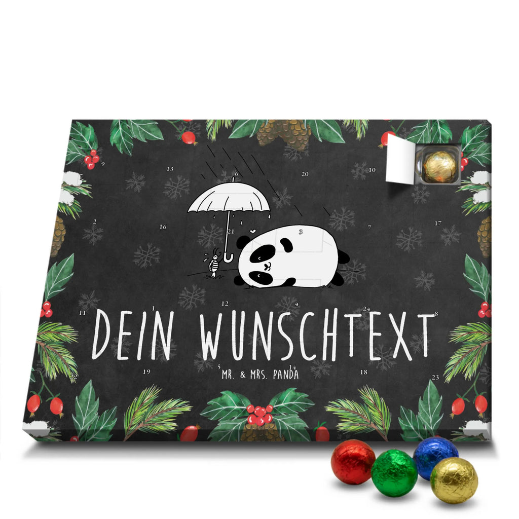  Panda Friendship Adventskalender mit Namen, Personalisierter Adventskalender