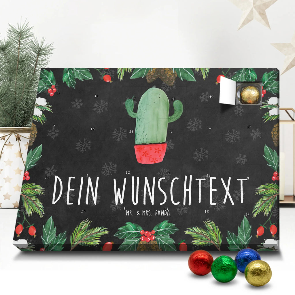 Personalisierter Schoko Adventskalender Kaktus Wut Personalisierter Adventskalender, Adventskalender mit Namen, Kakteen, Kaktus, wütend, Schule, ärgern, Büroalltag, Chefin, Kollege, Büro, Kollegin
