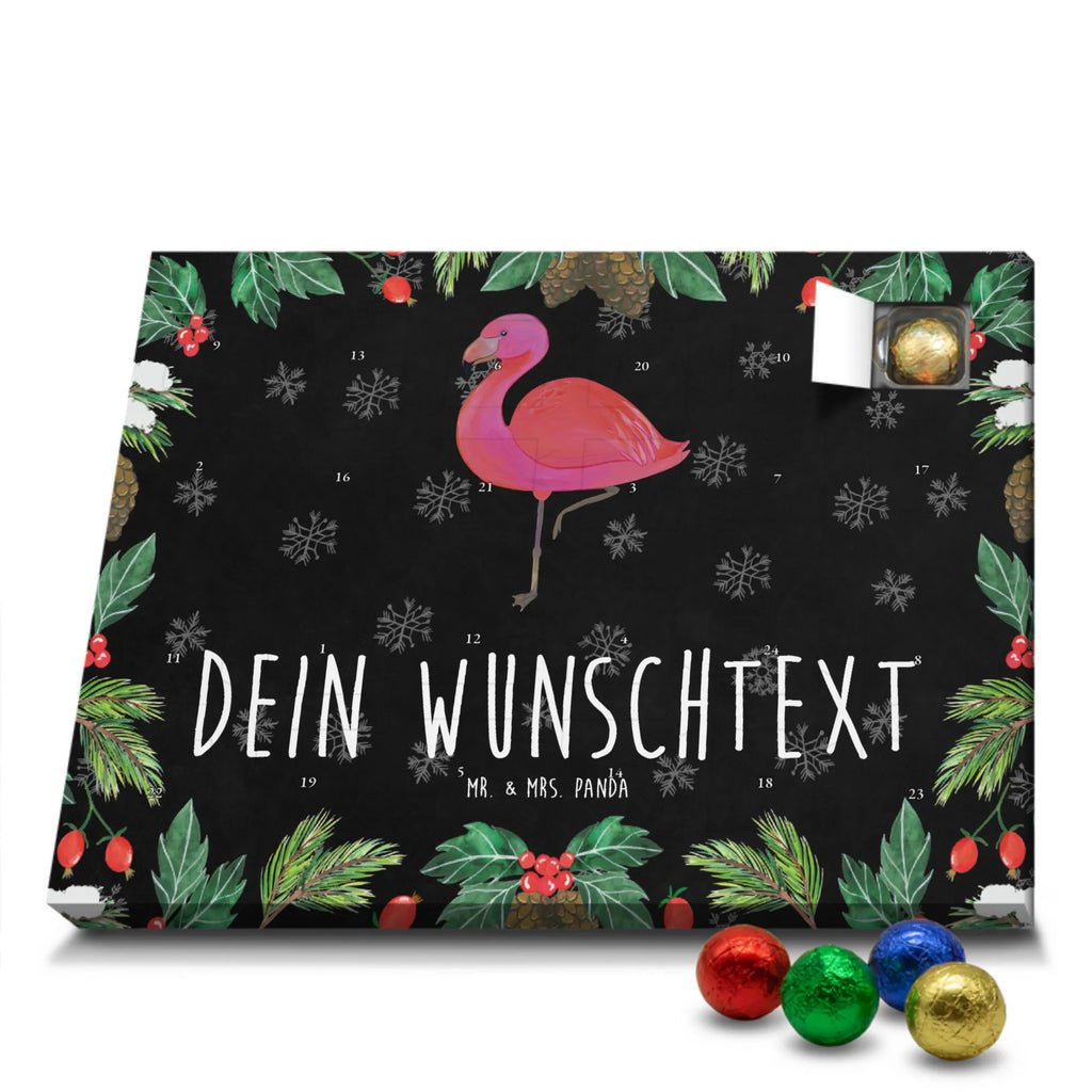Personalisierter Schoko Adventskalender Flamingo Classic Personalisierter Adventskalender, Adventskalender mit Namen, Flamingo, Stolz, Spruch, Freundin, Außenseiter, für Mich, Geschwister, Tochter, Freundinnen, Selbstliebe, Ich, Einzigartig, Sohn