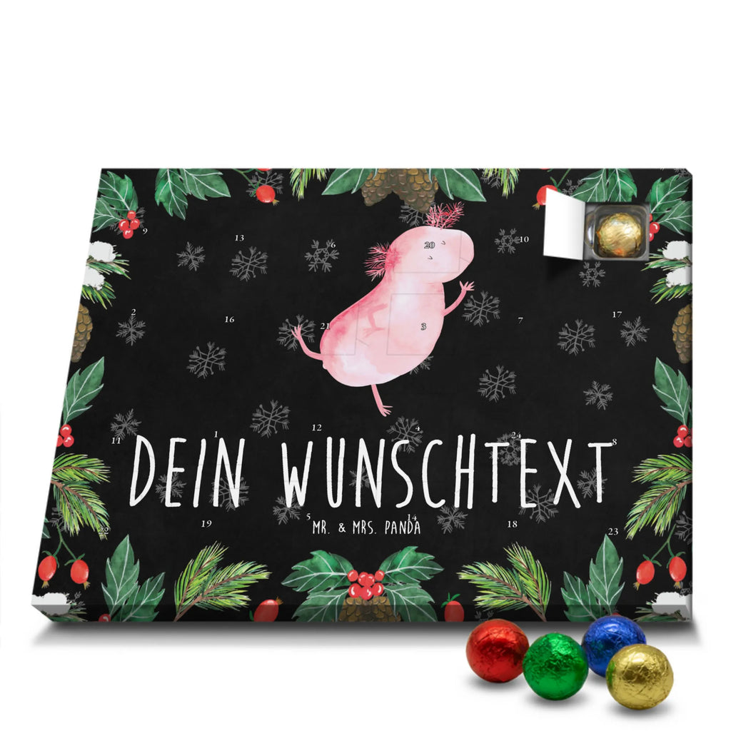 Adventskalender mit Namen Axolotl Tanzen Personalisierter Adventskalender, Adventskalender mit Namen, Molch, Axolotl, Axolot, Dachschaden, Beste Freundin, Sterne, Freundin, Verrückt, Lurche, Schwanzlurch, Lurch