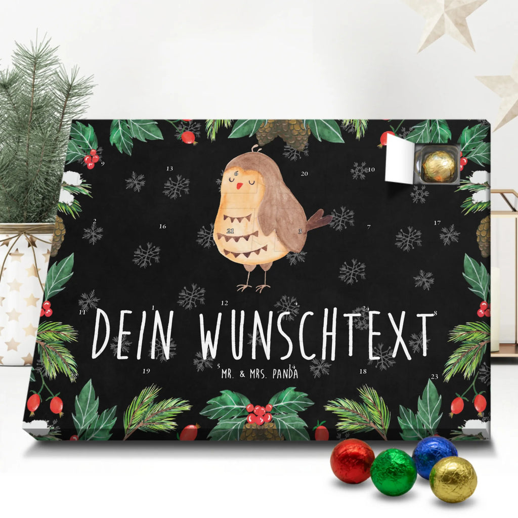 Adventskalender mit Namen Eule Zufrieden Personalisierter Adventskalender, Adventskalender mit Namen, Eule, Romantisch, Eule Spruch, Owl, Wortspiel Lustig, Liebe Spruch, Eule Deko, Geschenk Hochzeitstag, Spruch schön